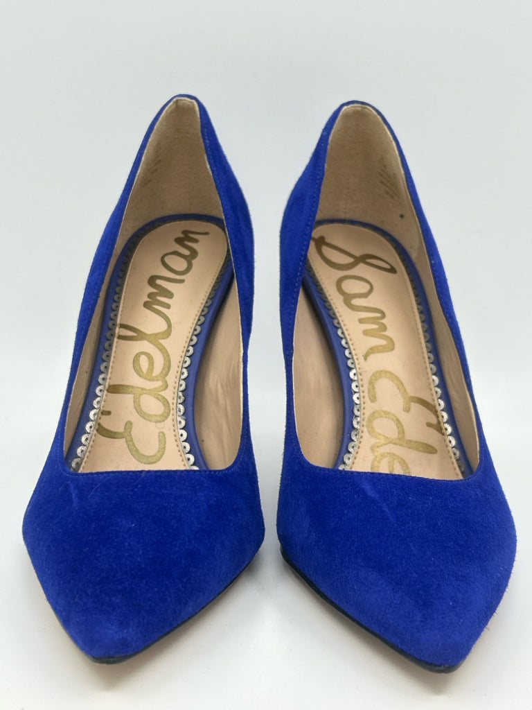 SAM EDELMAN Size 8.5 Royal Blue Pumps