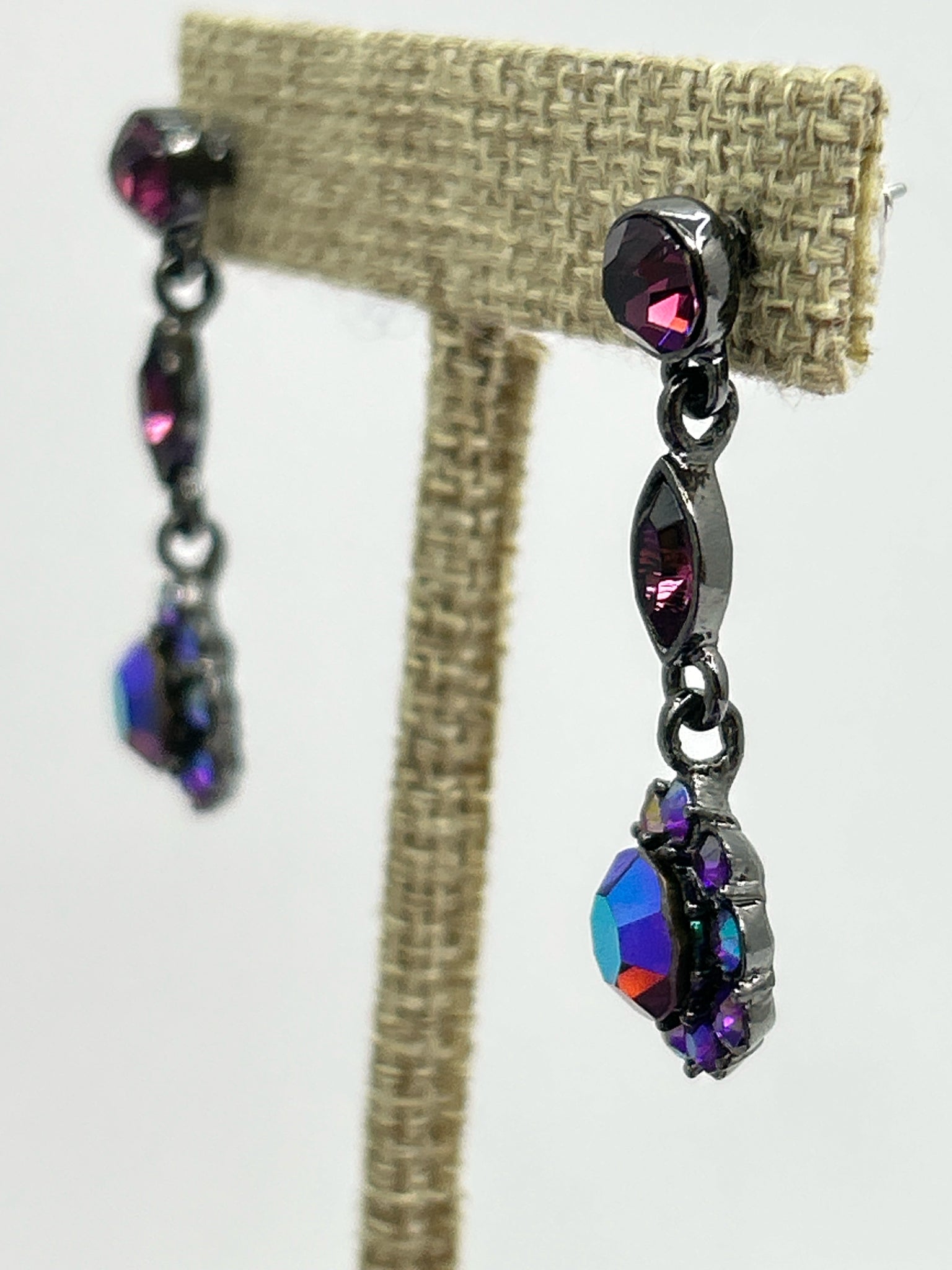 SUZANNE SOMERS Black & Purple Jewelry Set