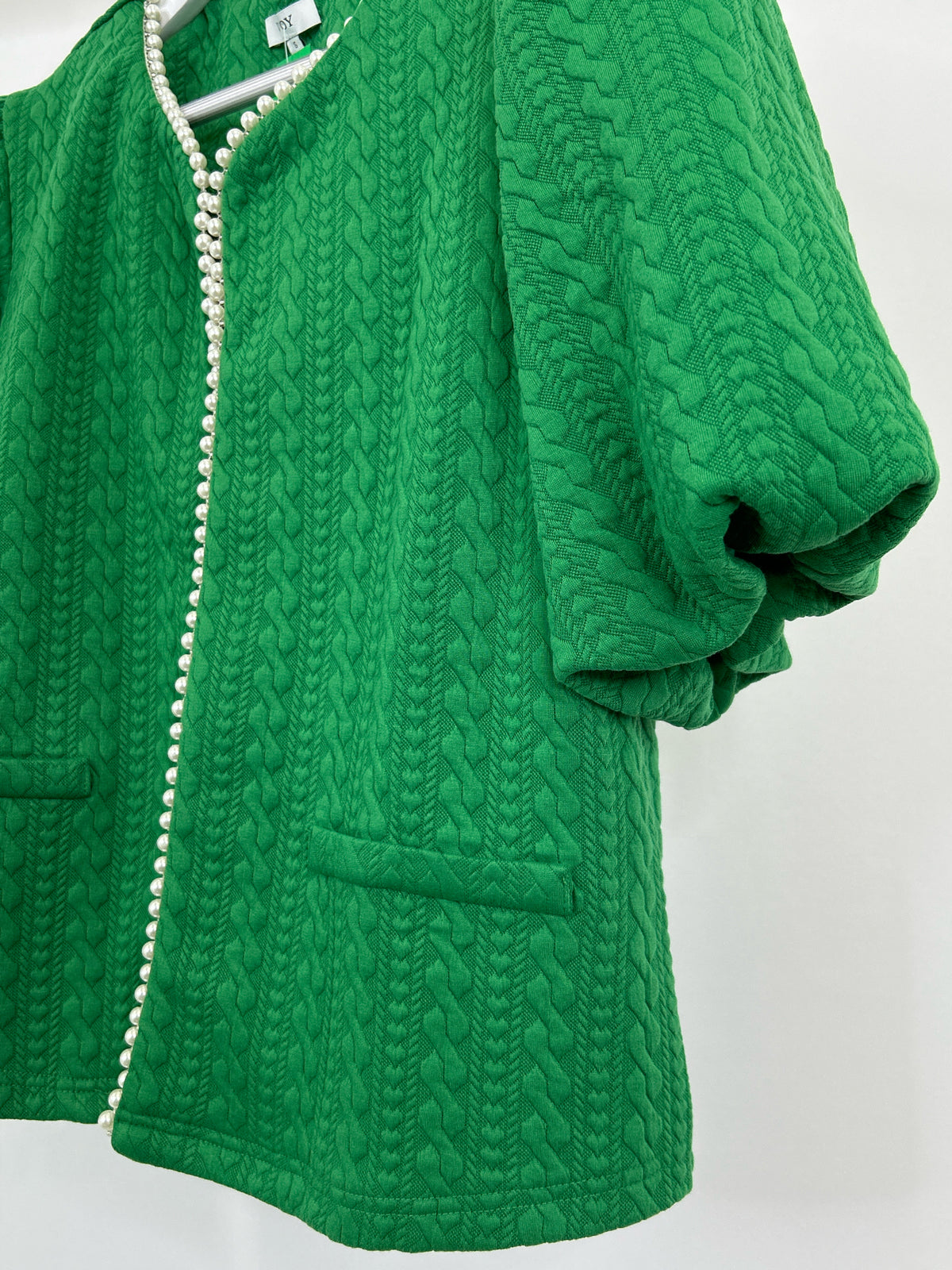 VOY Size S Green Women Cardigan