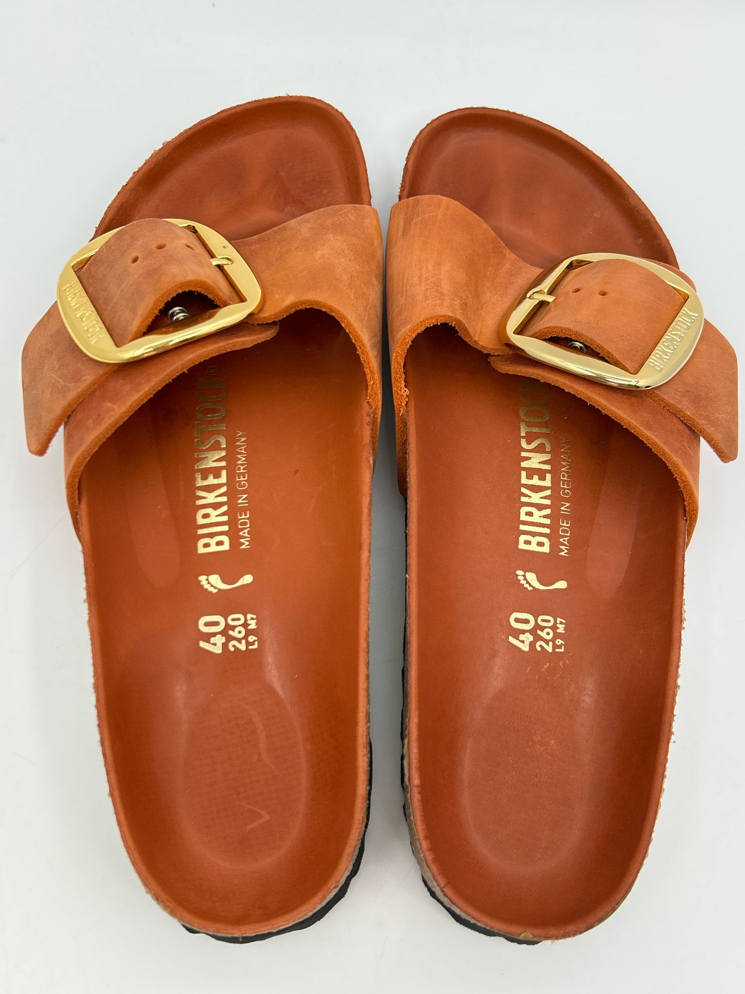 BIRKENSTOCK Size 9 Orange Women Sandal