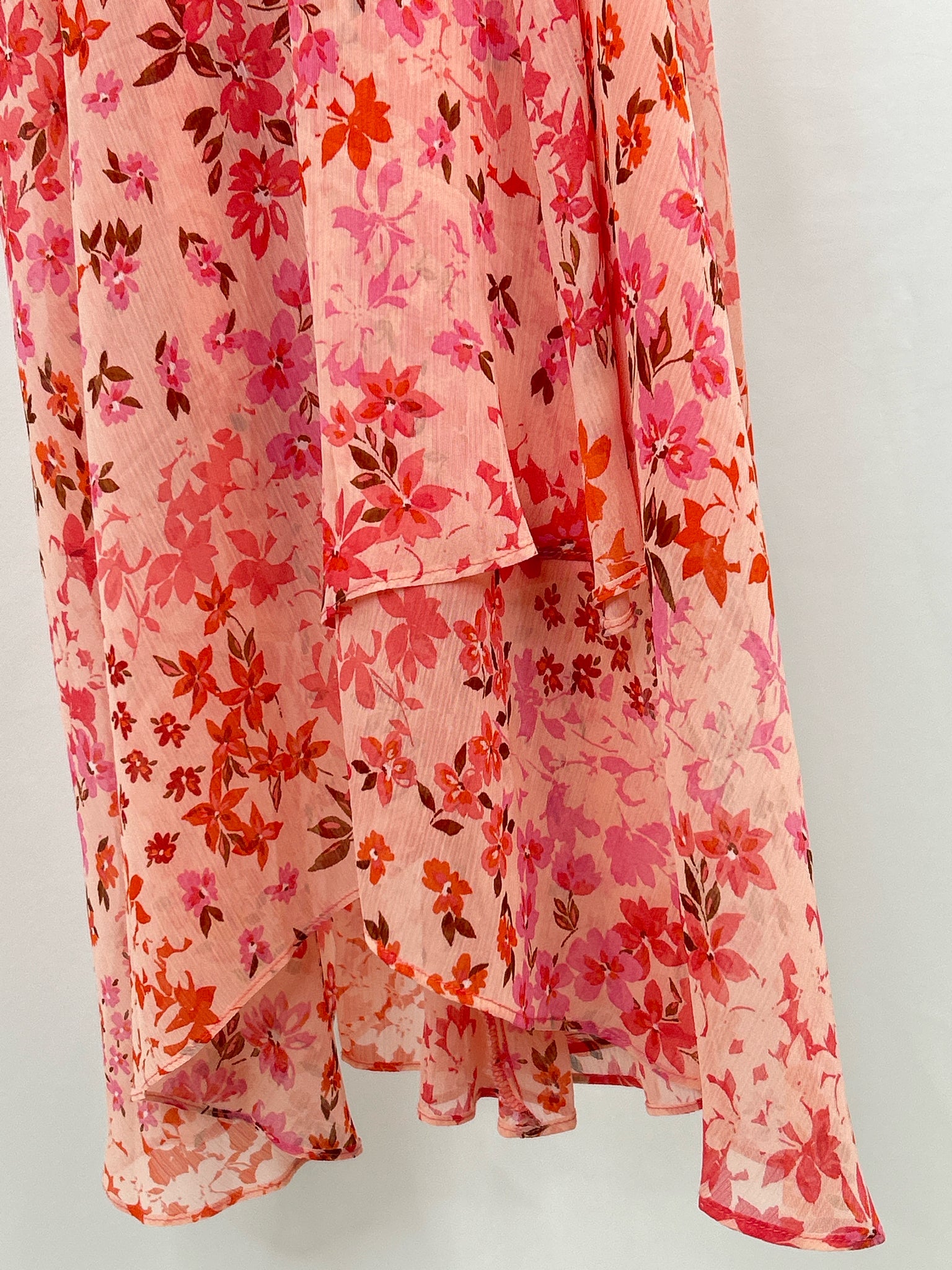 DKNY Size 8 Pink floral Women Dress