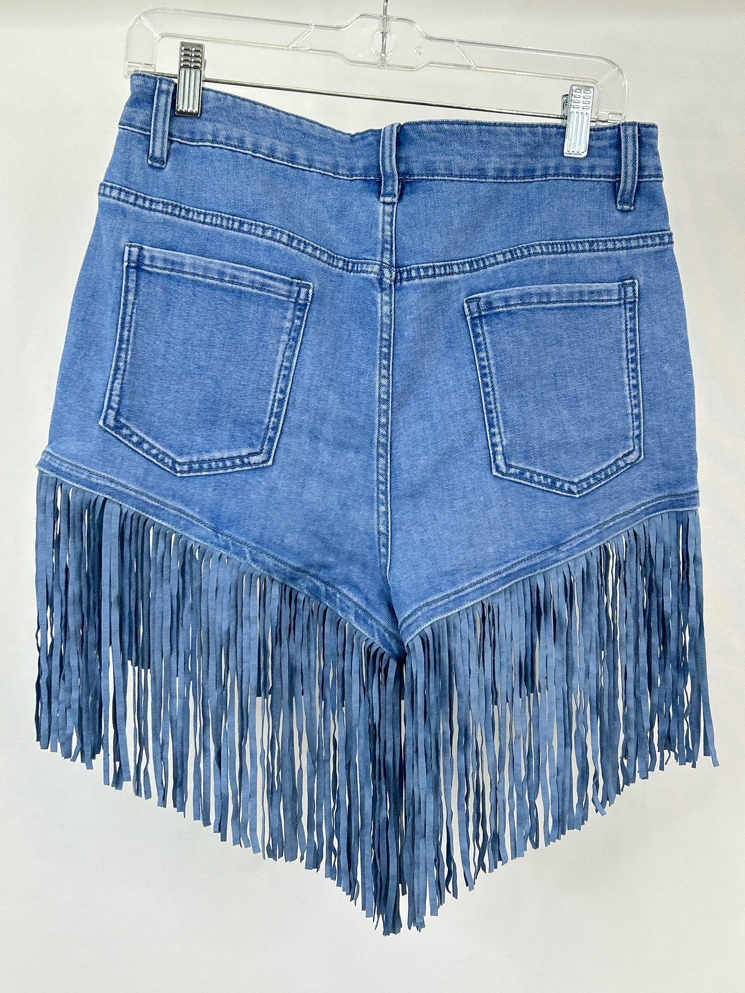 Oyrosy Size L BLUE DENIM Women Shorts