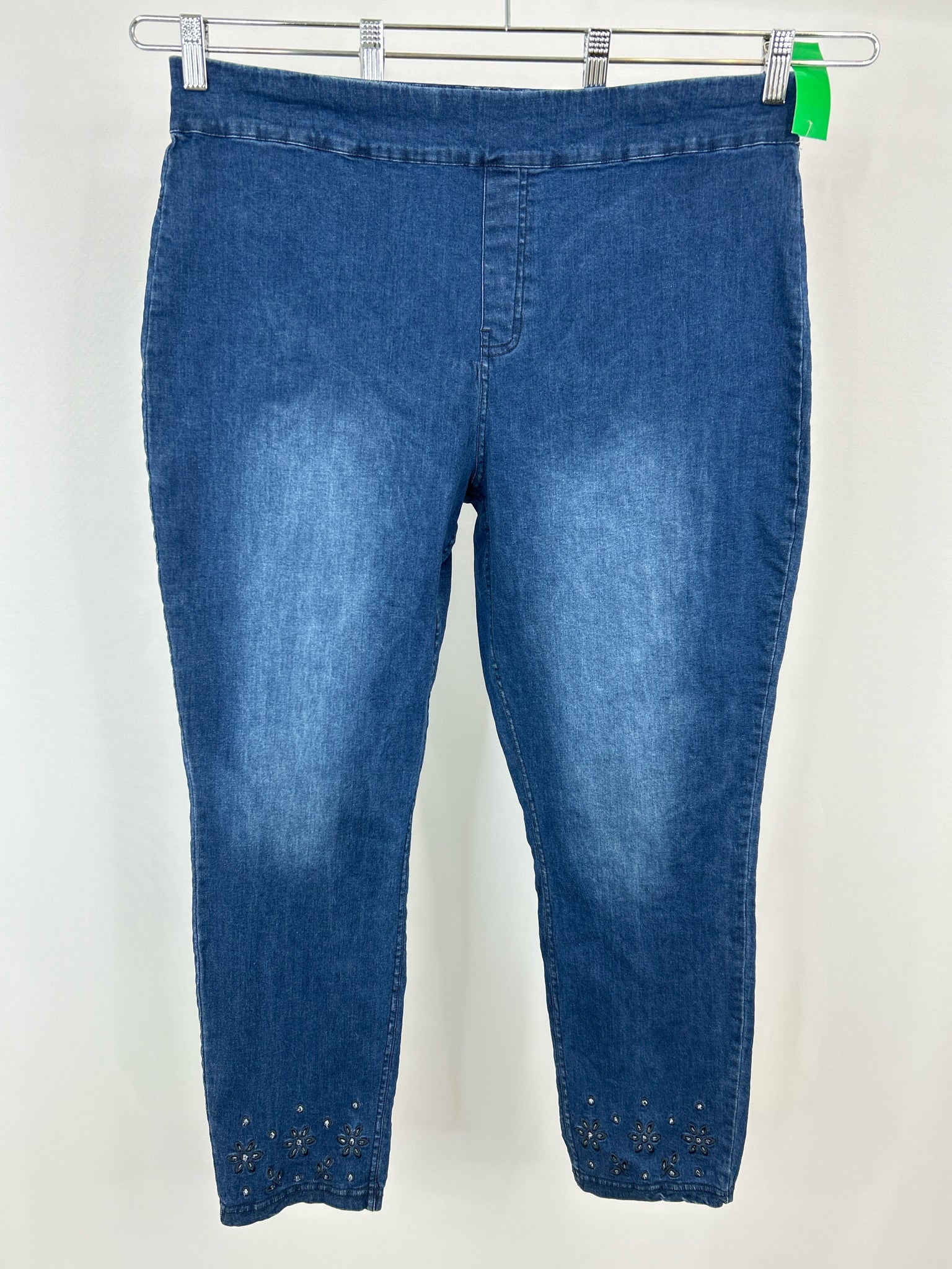 HUE Size XL Blue Denim Womens Jeans NWT