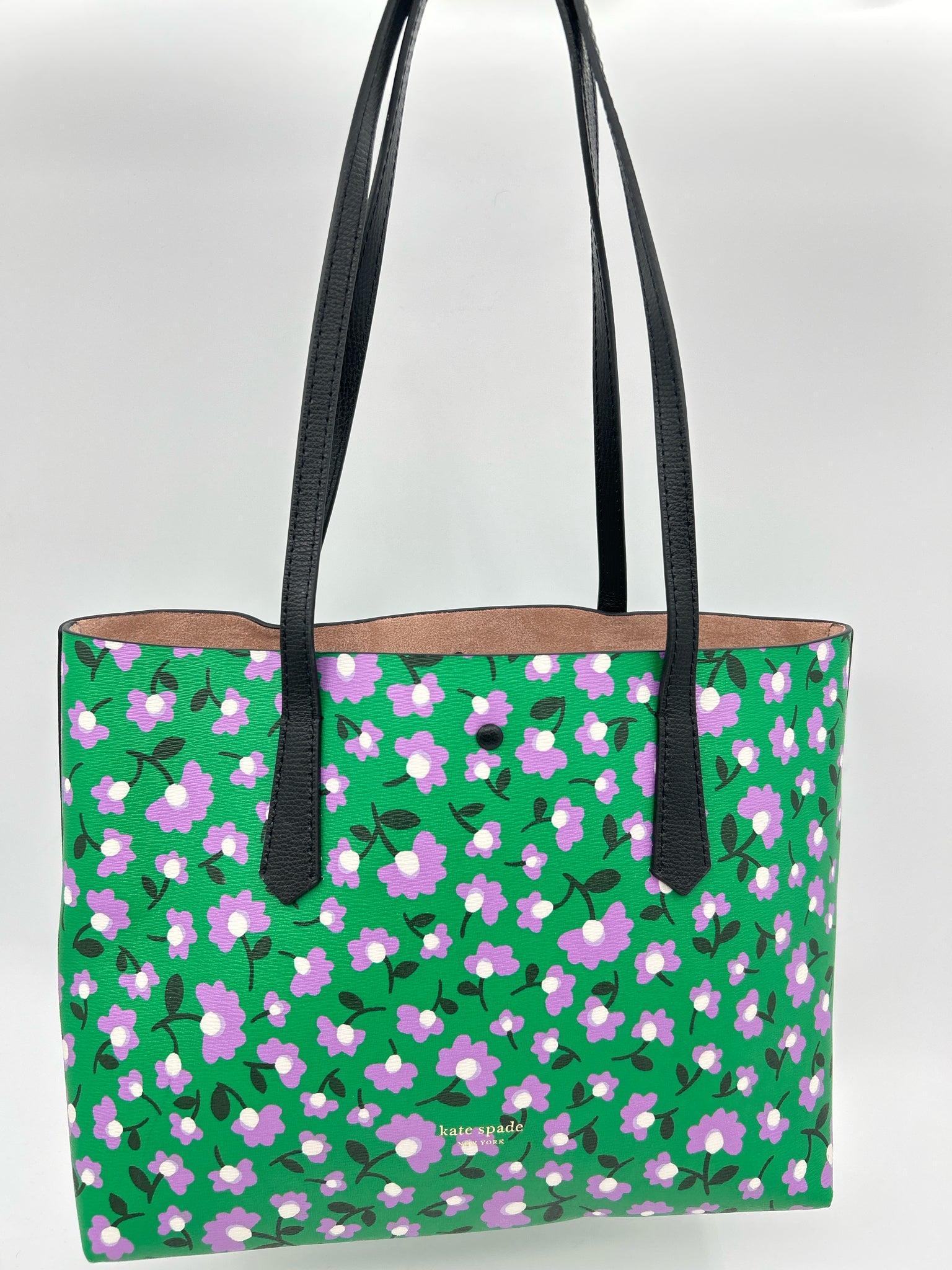 KATE SPADE Green Floral Women Tote