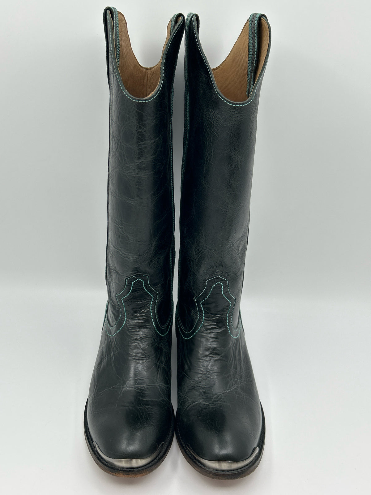 LUCCHESE Size 9B Black Women Boots