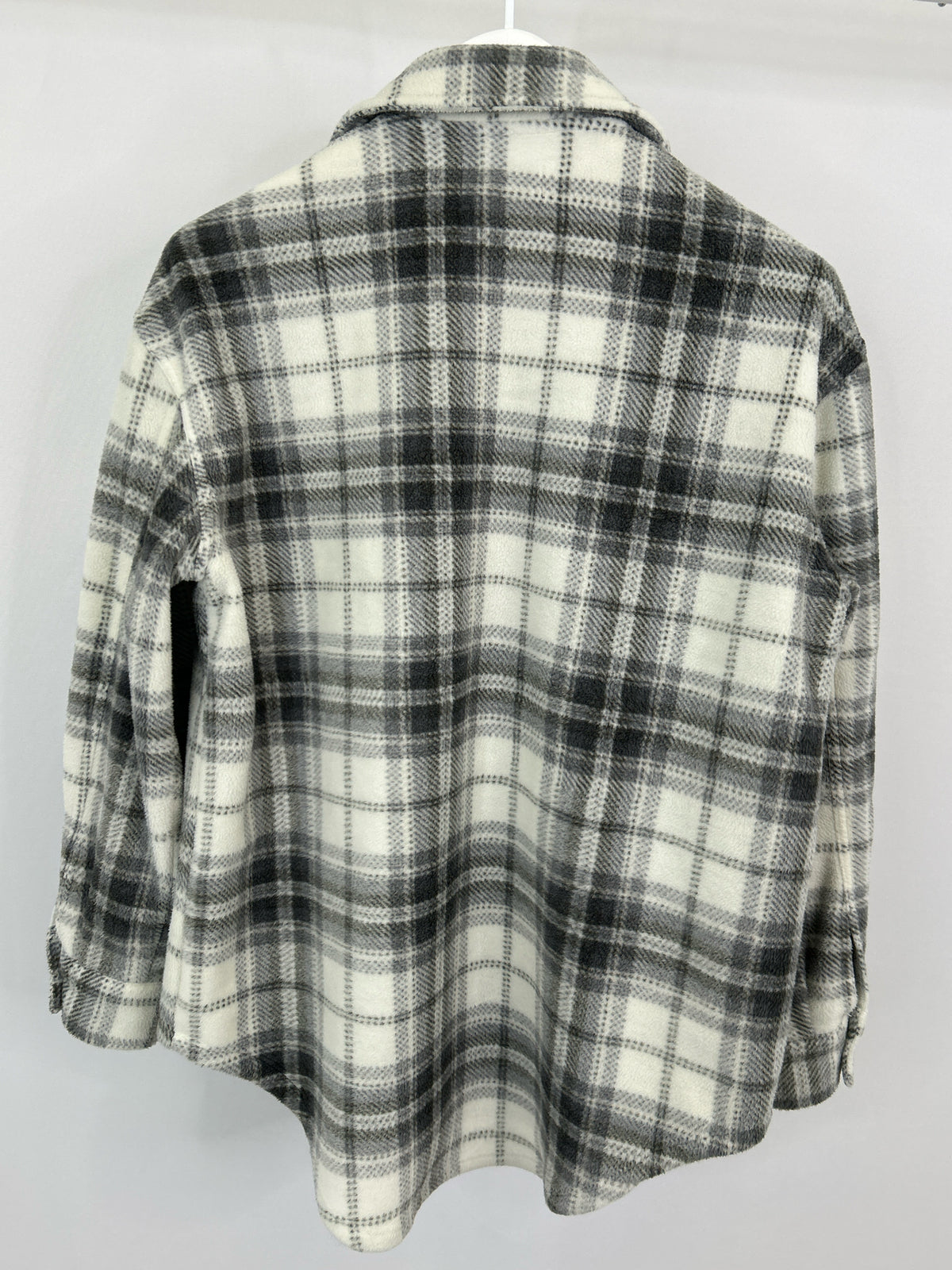 Z Supply Size S WHITE AND GRAY Women Jacket