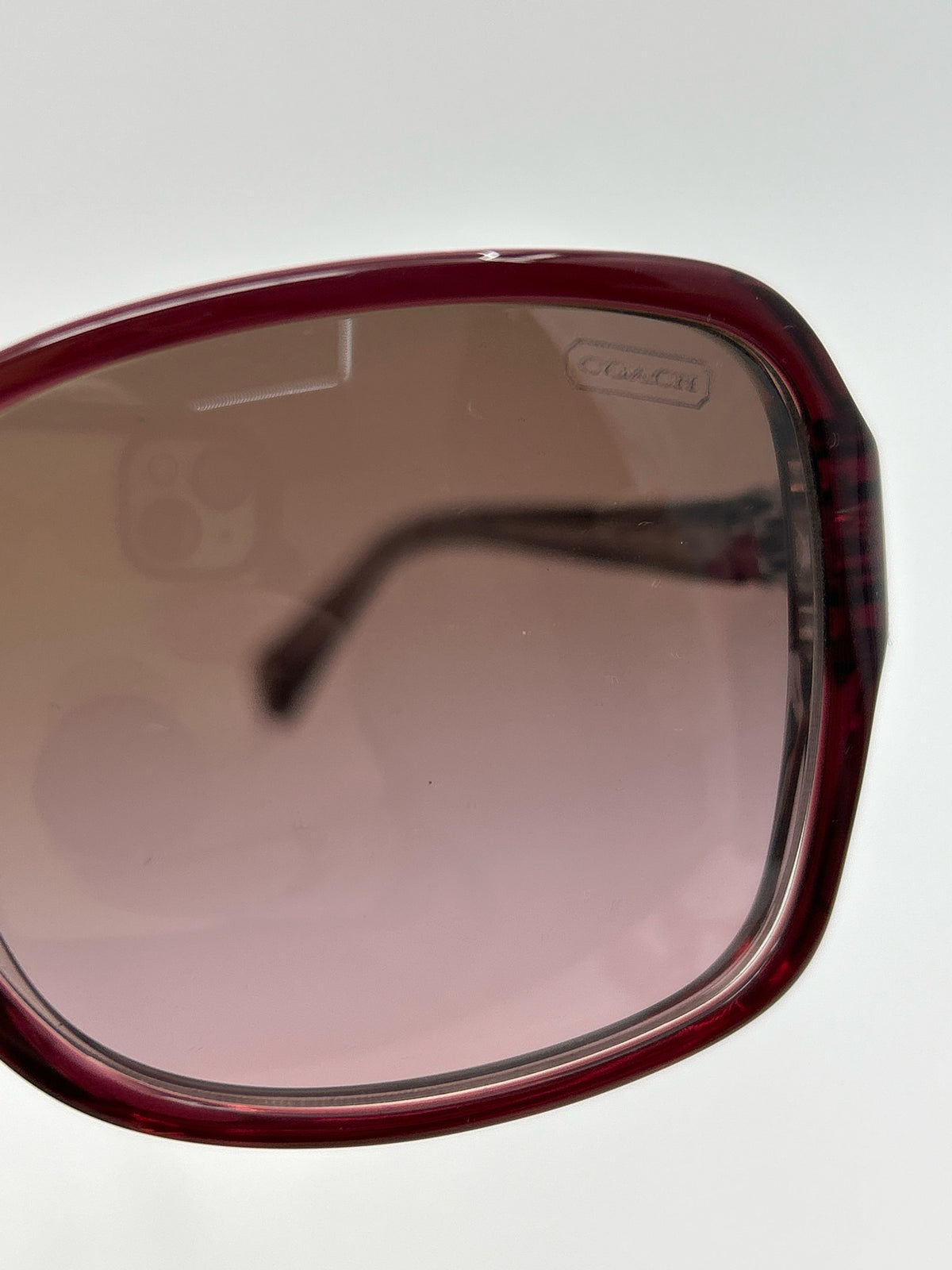 Coach Burgundy Sunglasses