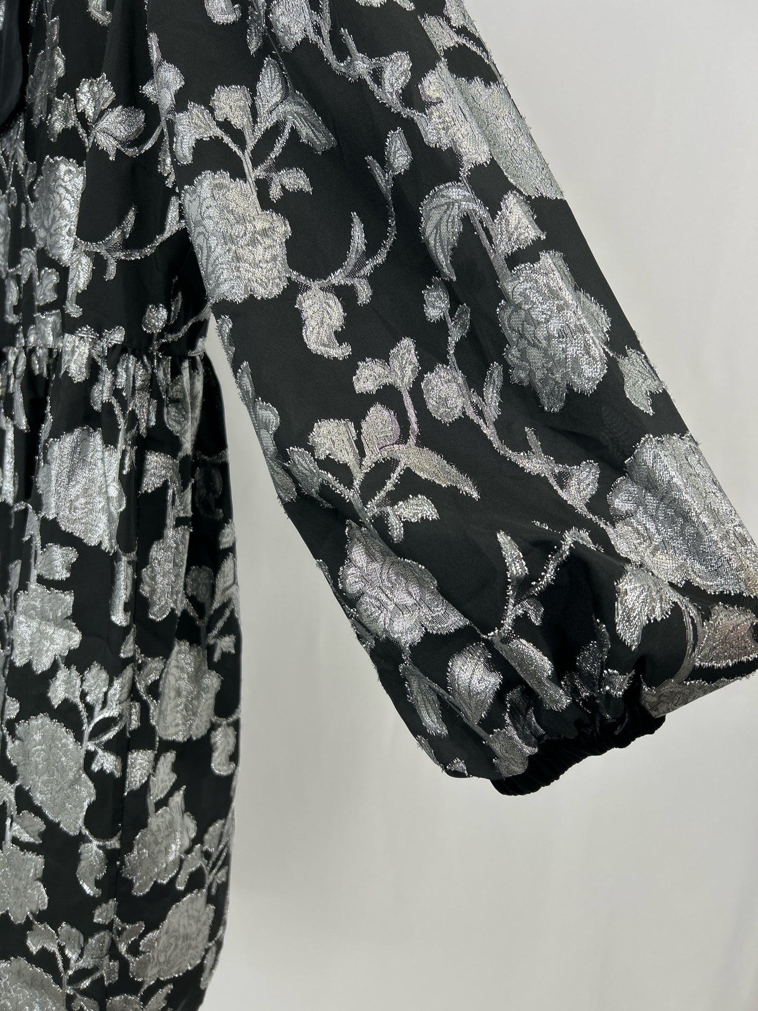 ELOQUII Size 20 Black and Silver Women Dress NWT