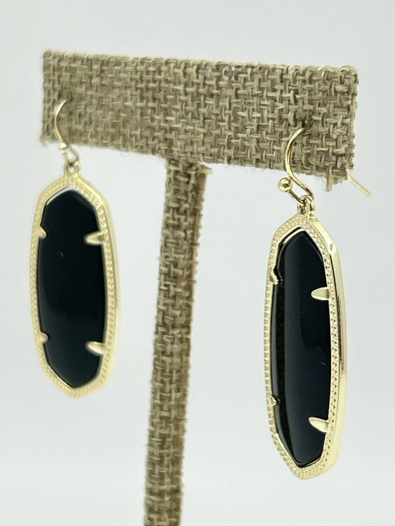 KENDRA SCOTT Black Women's Earrings