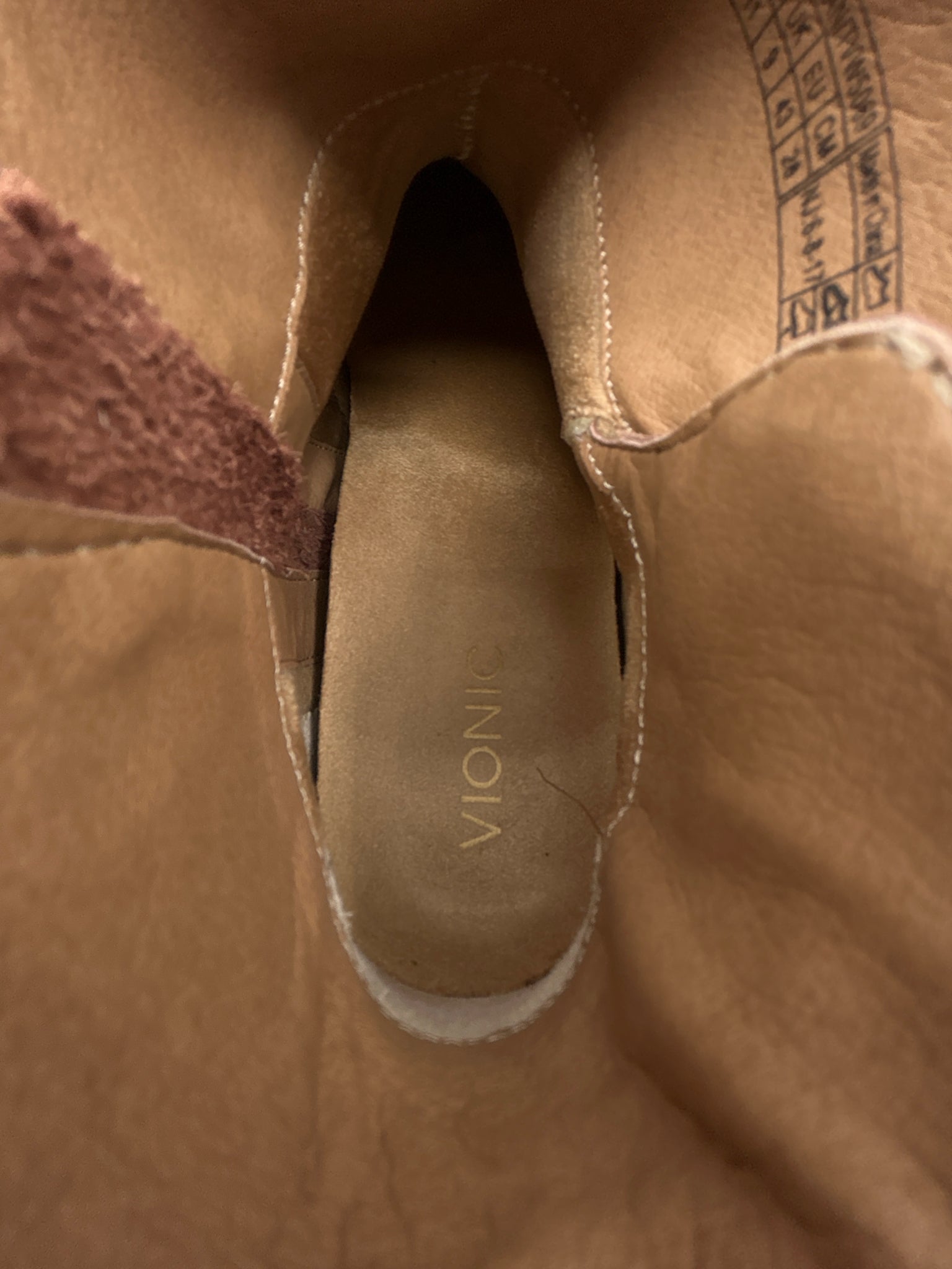 VIONIC Size 11 Brown Women Booties