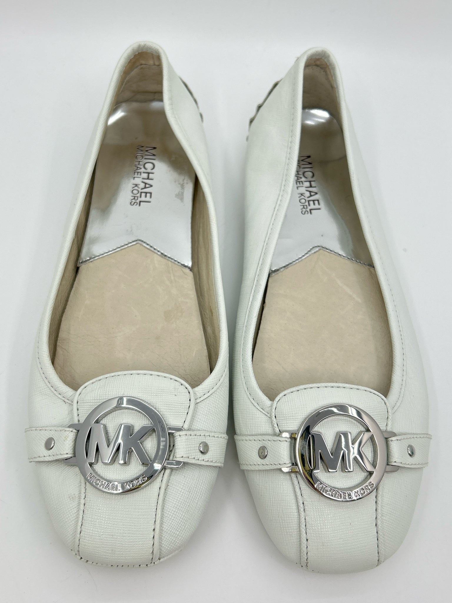 MICHAEL MICHAEL KORS Size 8M White Women Flats