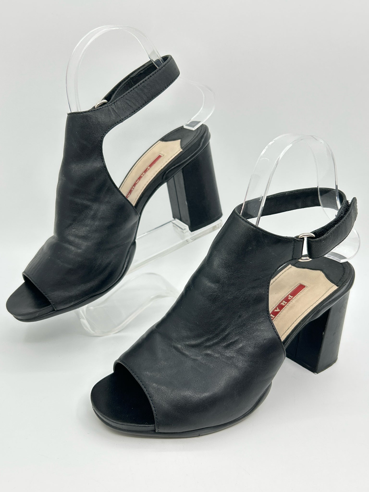 PRADA Size 37 Black Women Sandal