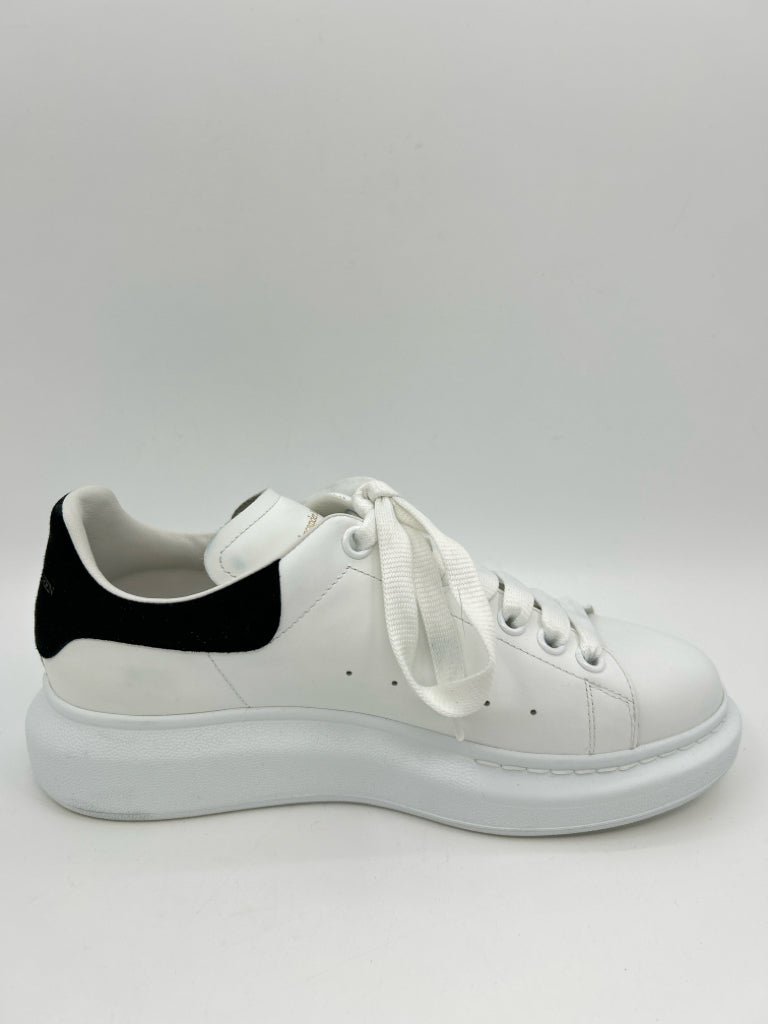 ALEXANDER MCQUEEN Women EU Size 39 White & Black Sneakers