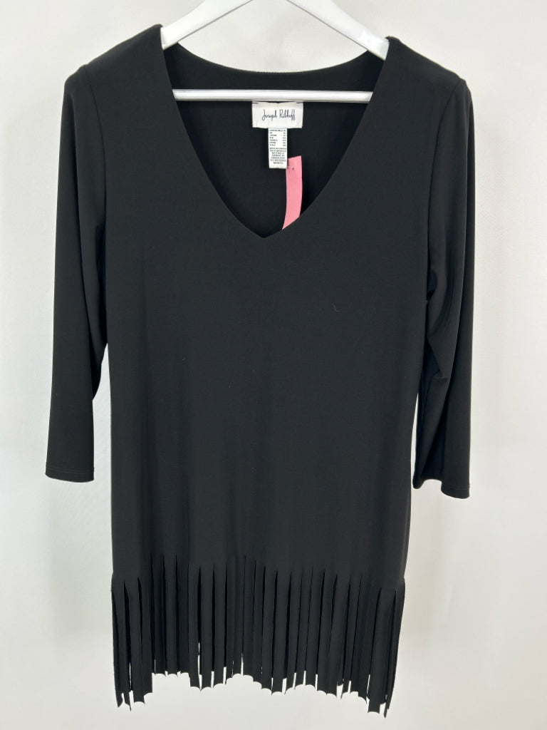 JOSEPH RIBKOFF Size 14 Black Women's Tunic