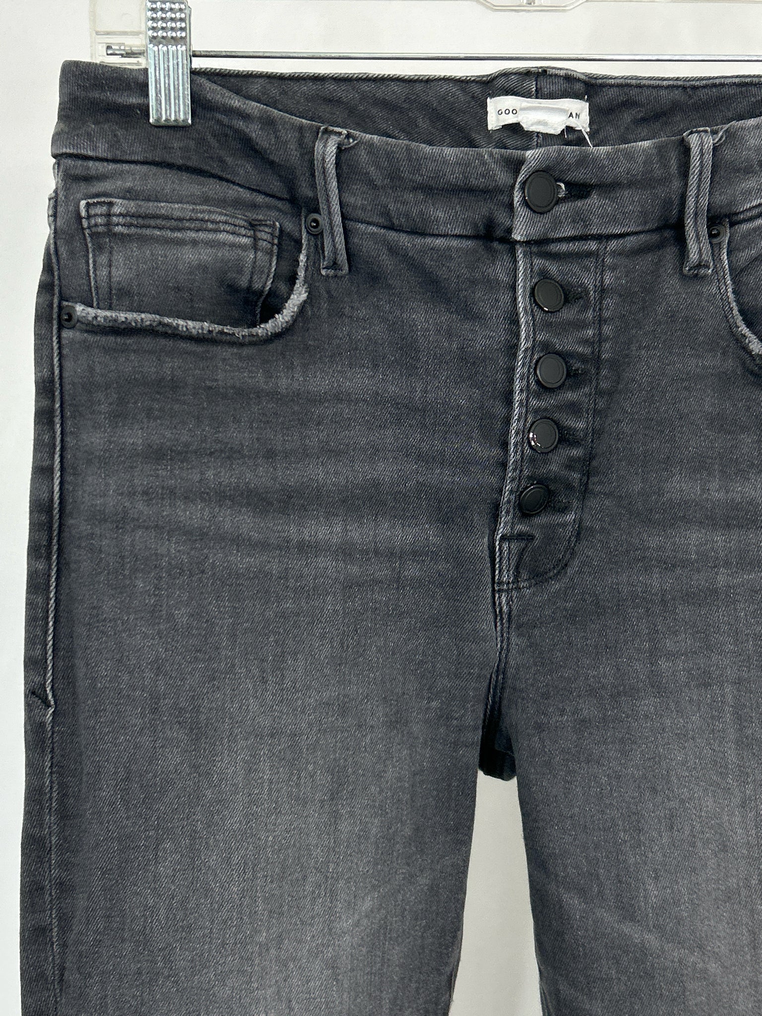 GOOD AMERICAN Size 10/30 BLACK DENIM Women jeans