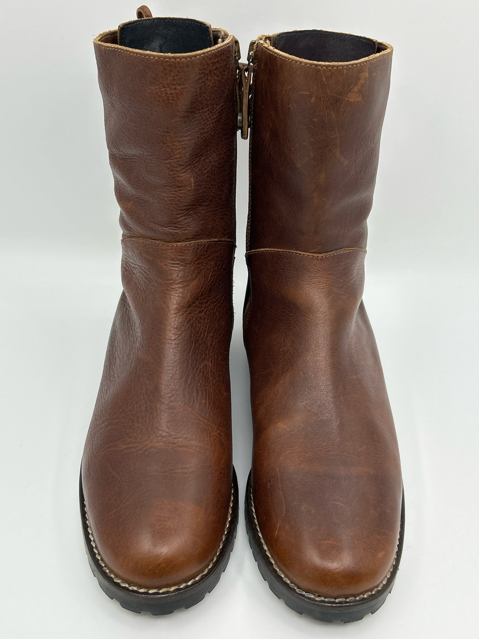 FABIANELLI Size 39 Brown Women Boots