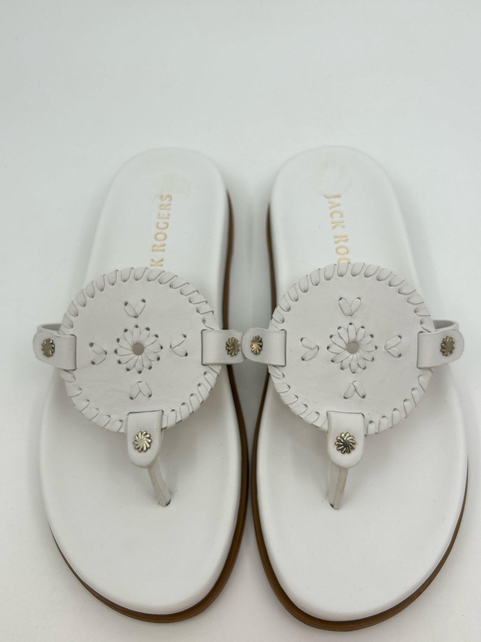 JACK ROGERS Size 8.5M White Women Sandal