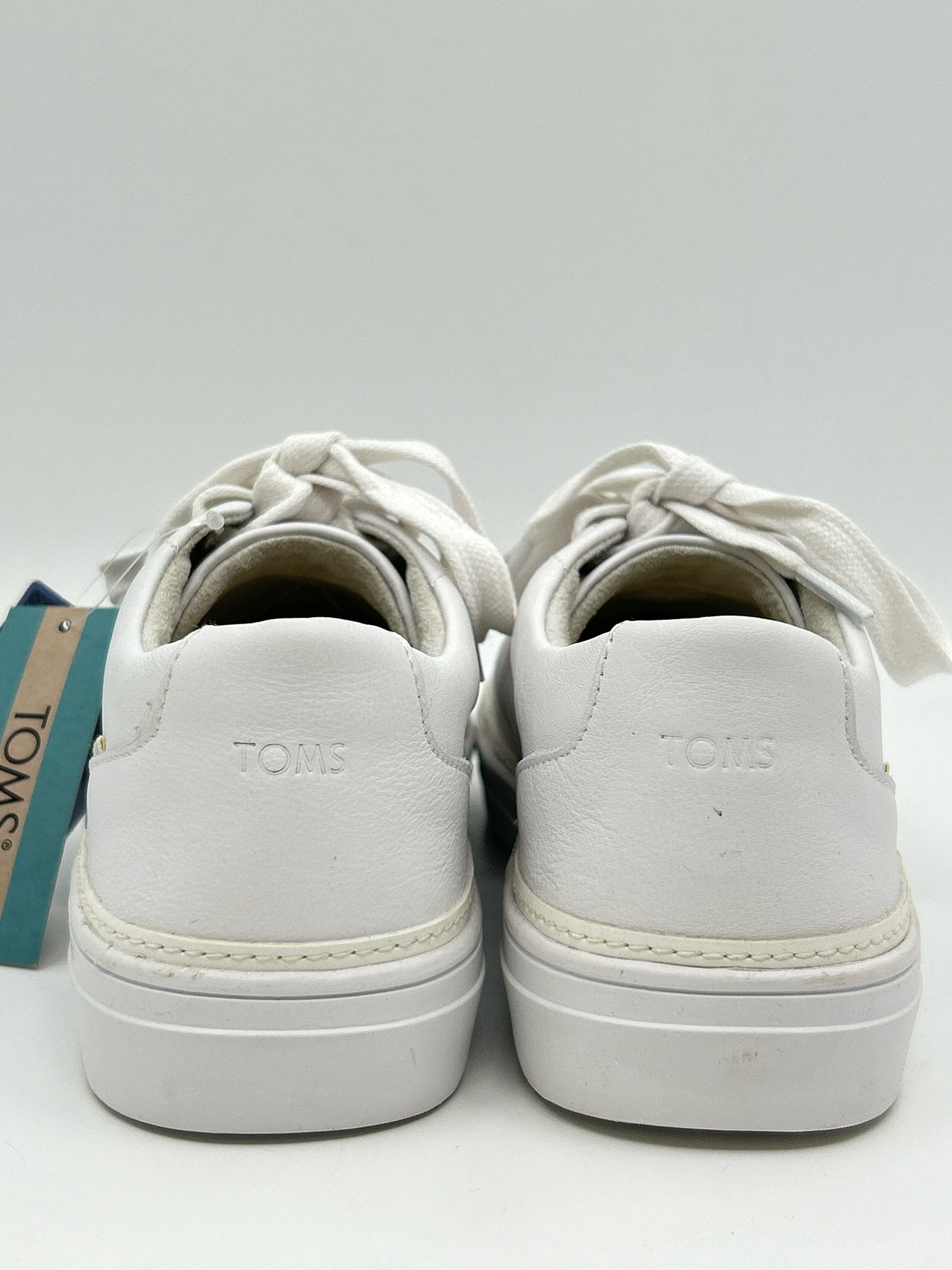 TOMS Size 8.5 White Women Sneakers