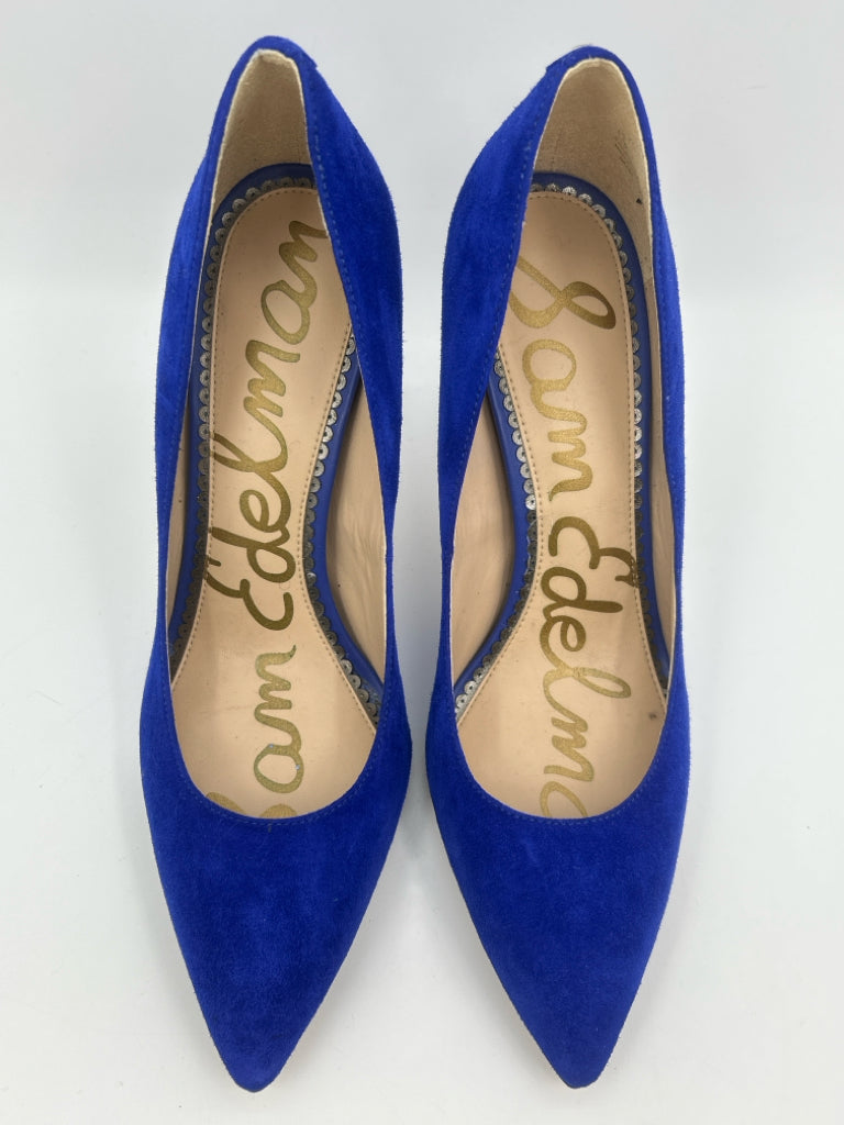 SAM EDELMAN Size 8.5 Royal Blue Pumps