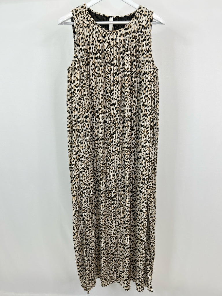 BANANA REPUBLIC Size M Black Print Women's Dress