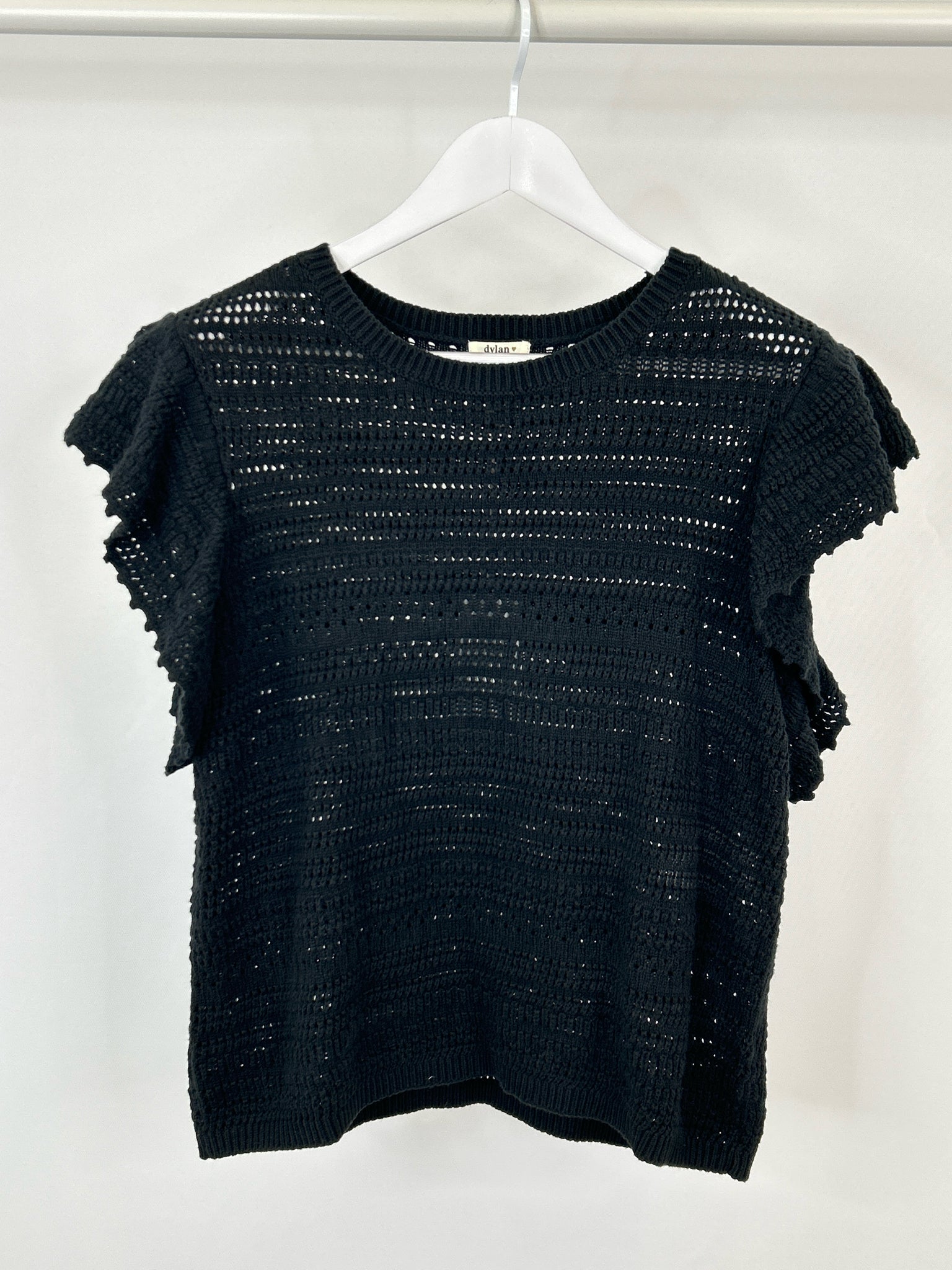 DYLAN Size L Black Women Sweater
