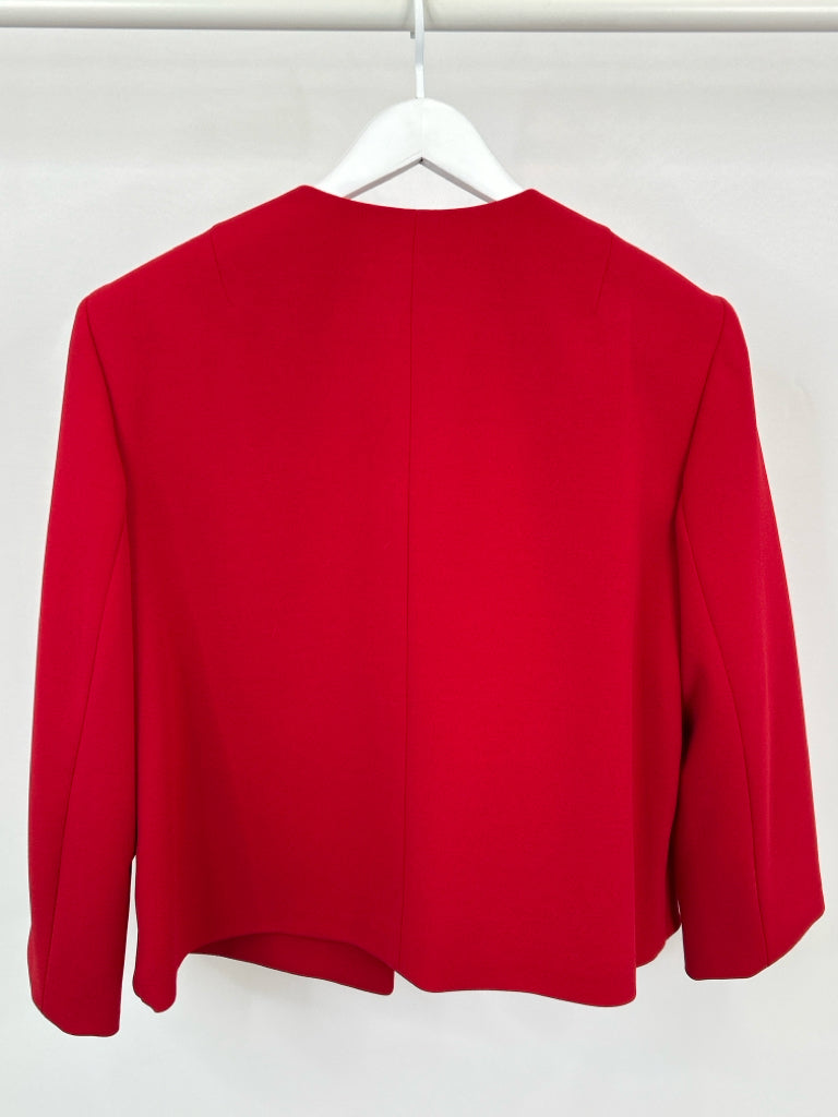 NINE WEST Size 14 Red Jacket Blazer