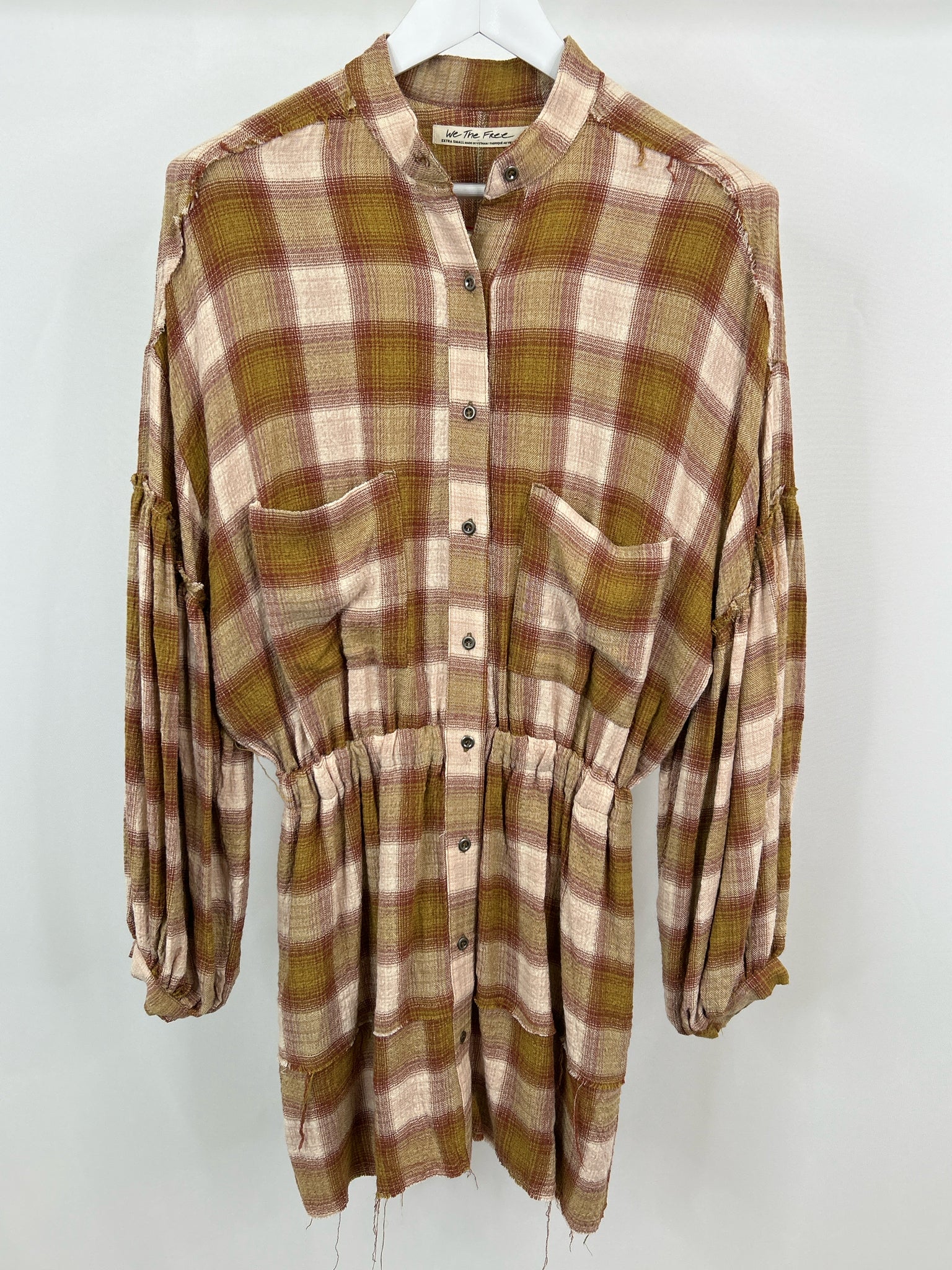 WE THE FREE Size XS Blush and Green Women Dress