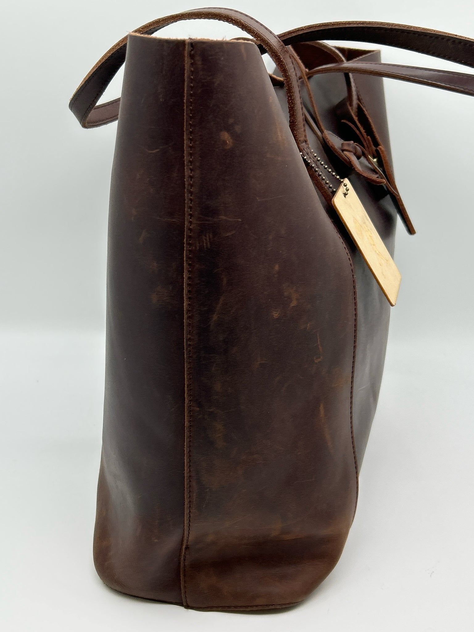 BASEBALLISM DARK BROWN Women Tote