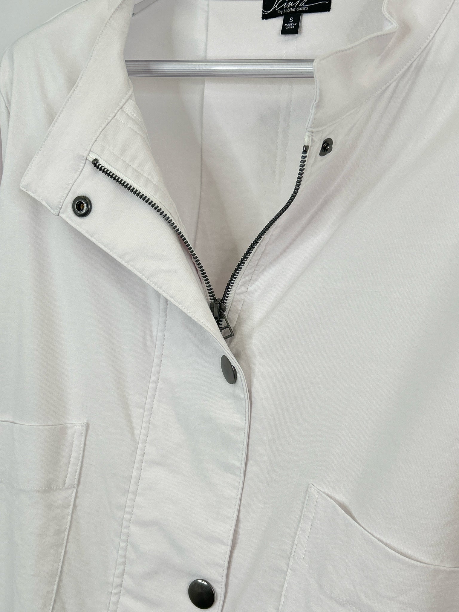 OLIVIA BY HABITAT CLOTHES Size S White Women Jacket