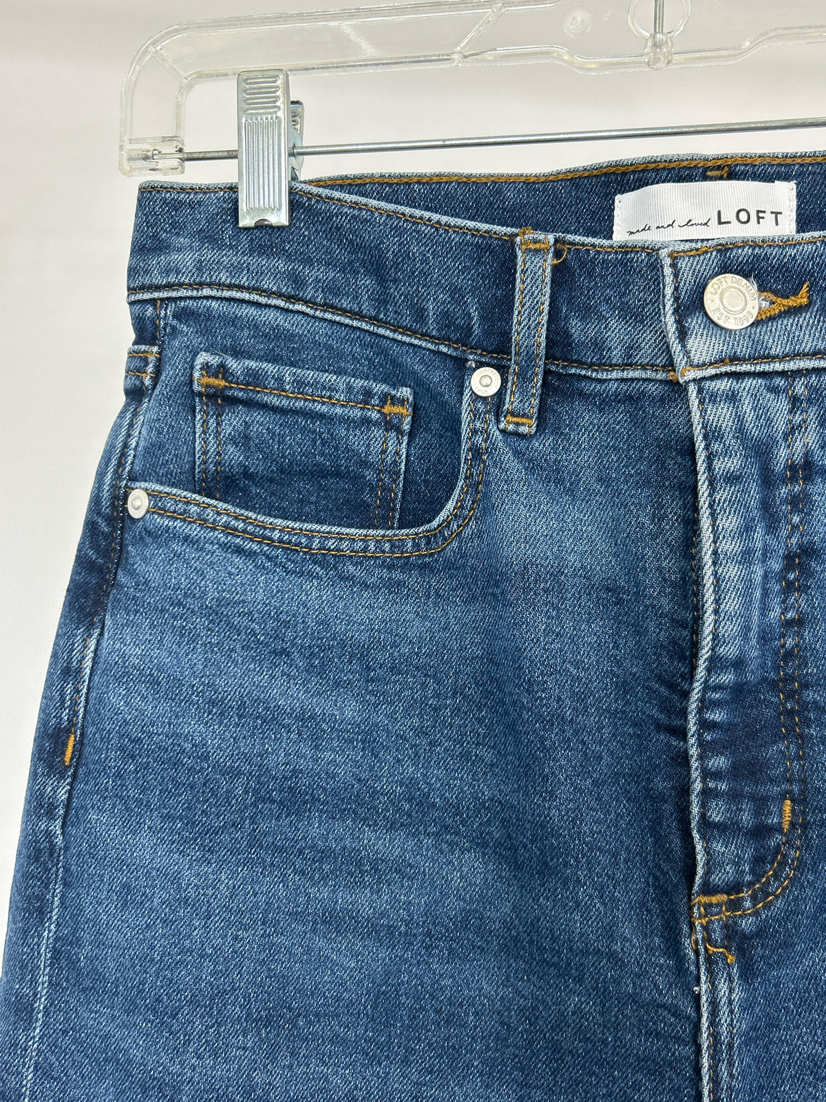 LOFT Size 28/6P BLUE DENIM Women jeans