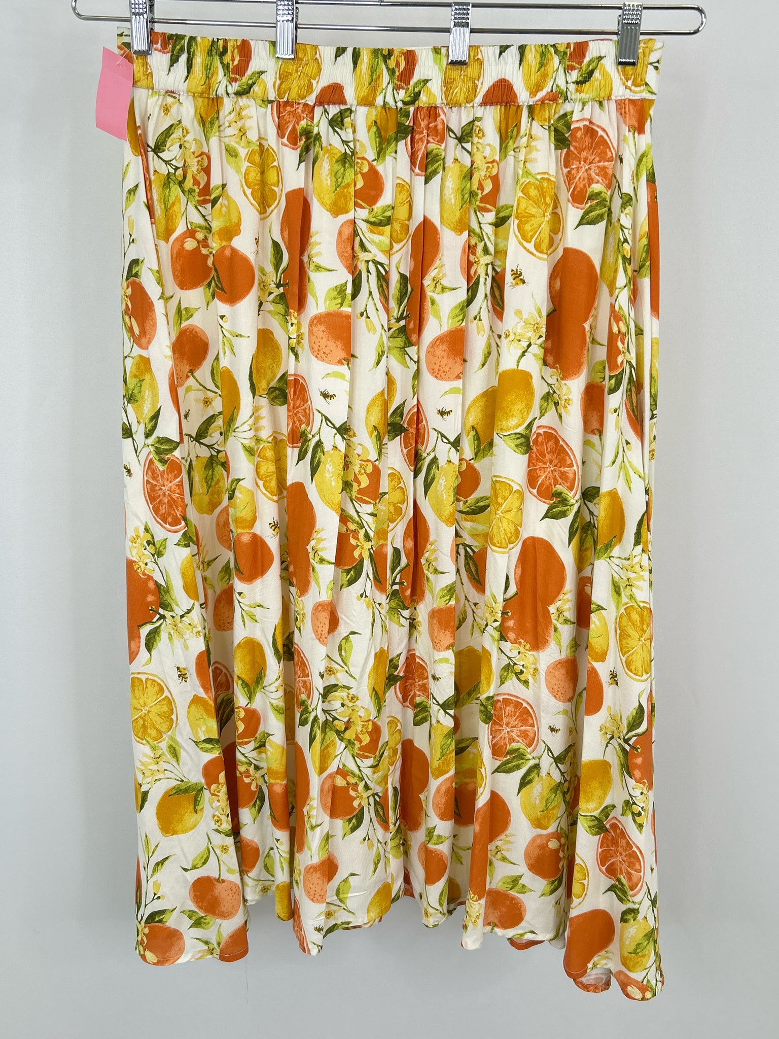 KAKTUS Size XXL Orange & Yellow Women Skirt