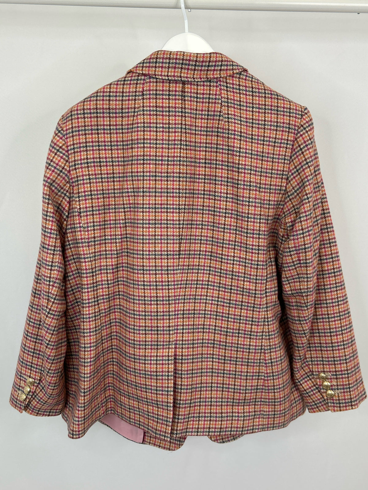 TALBOTS Size 20W pink & orange Women Blazer