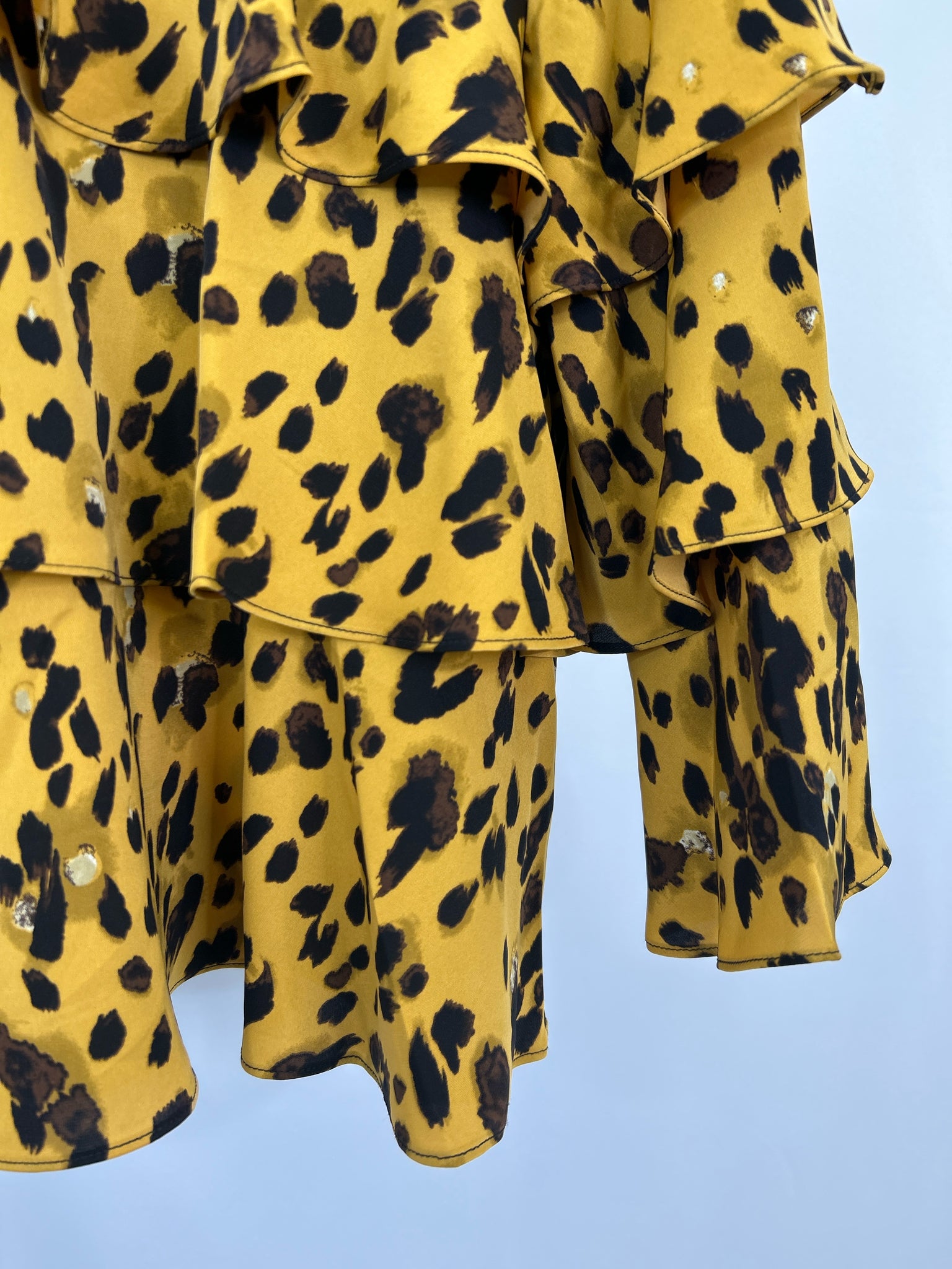 P LUCA Size M YELLOW AND BLACK Women Top