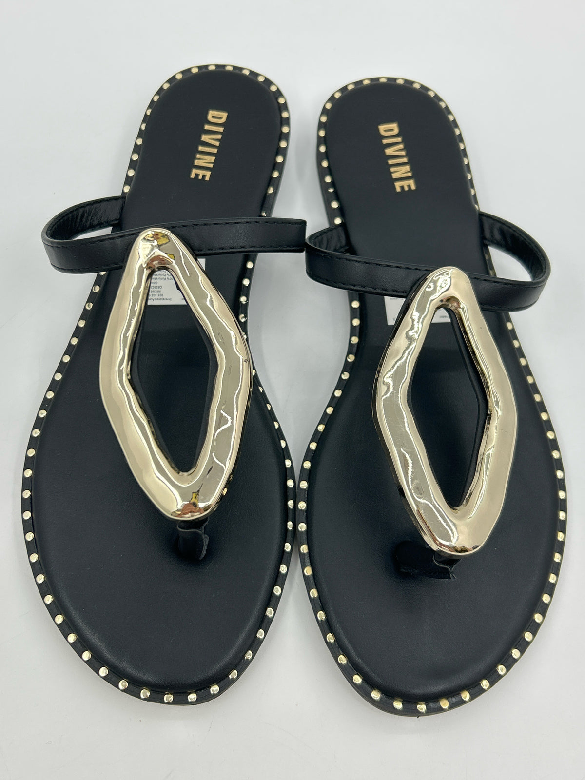 DIVINE Size 40/9 Black Women Sandal