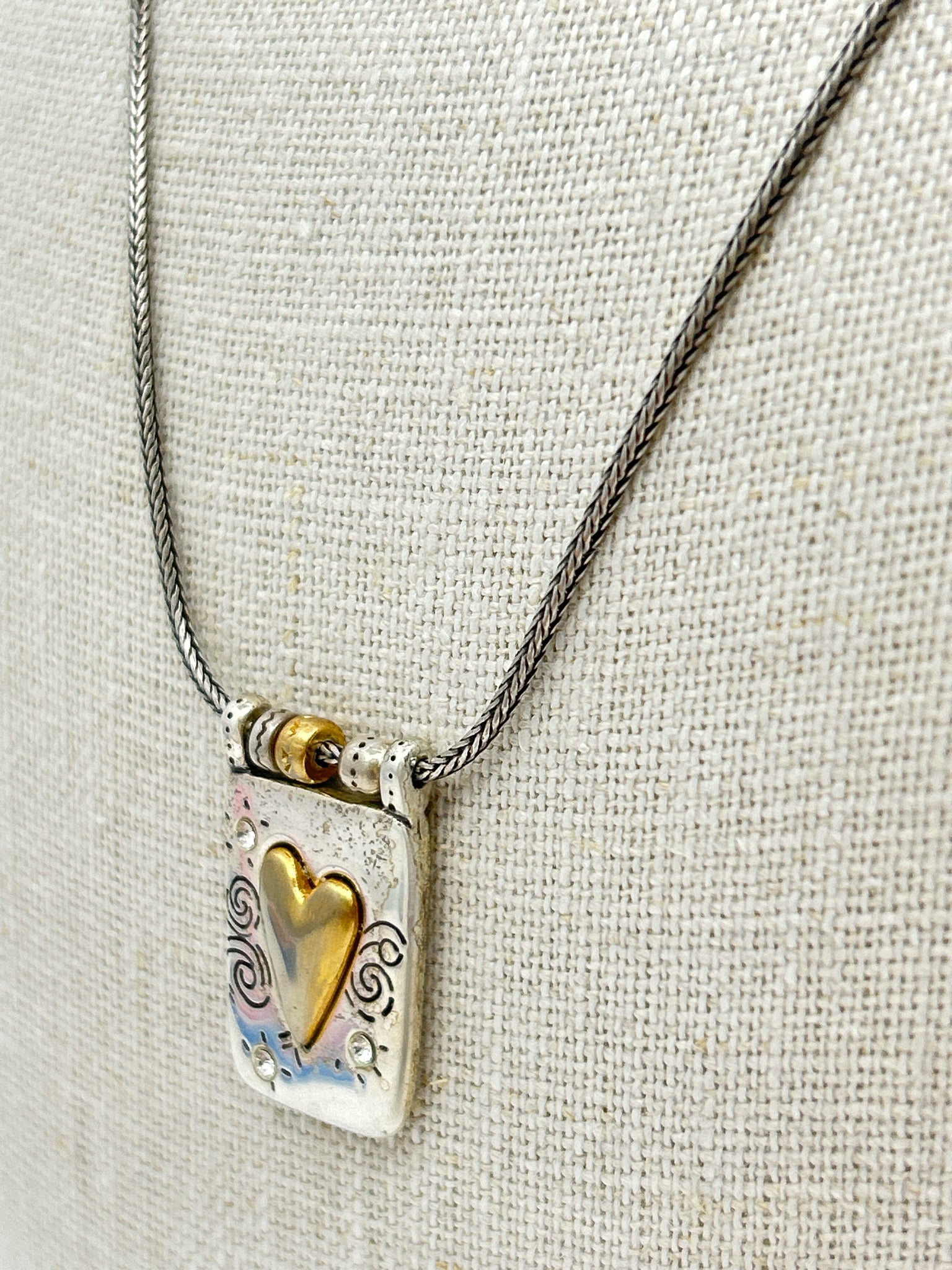 BRIGHTON Silver and Gold Necklace