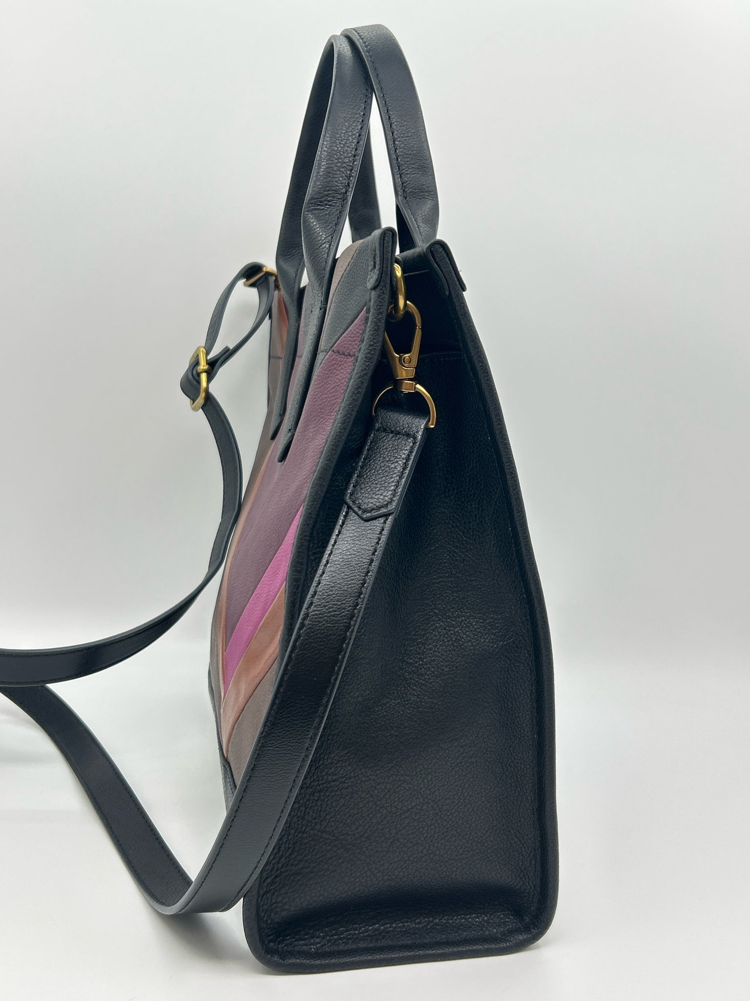 FOSSIL Black Print Women Tote