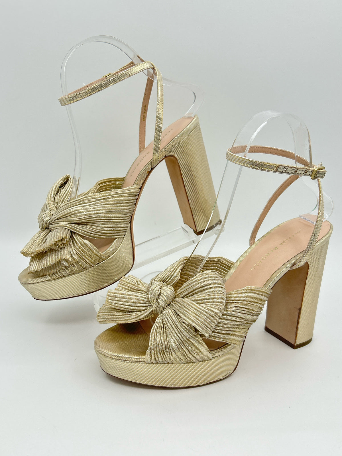 LOEFFLER RANDALL Size 8B Gold Women Sandal