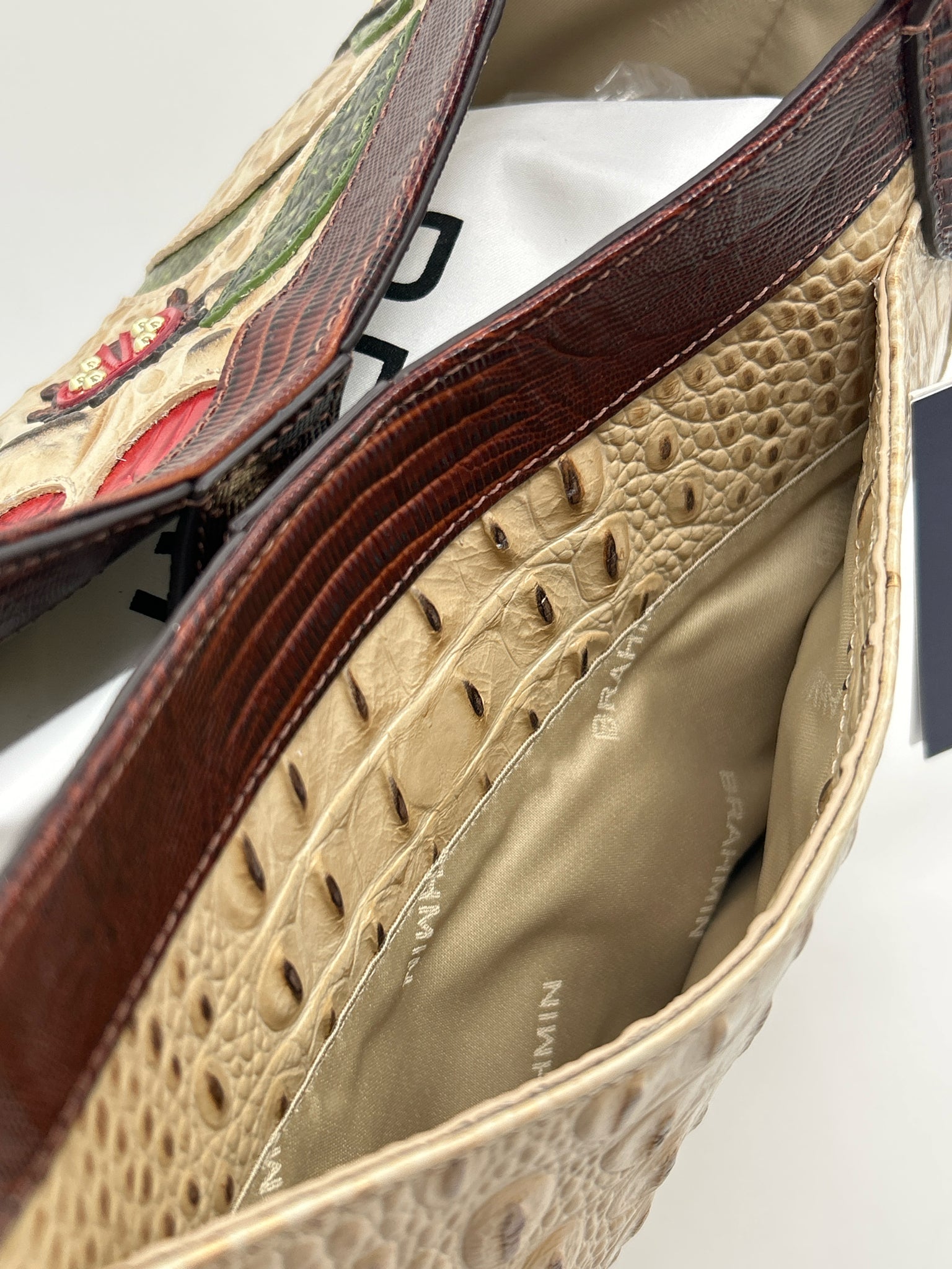 BRAHMIN BEIGE AND BROWN Women Tote