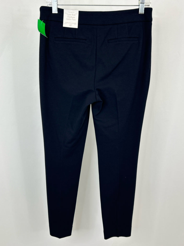 TALBOTS Size 6P Navy Chatham Ankle Pants NWT