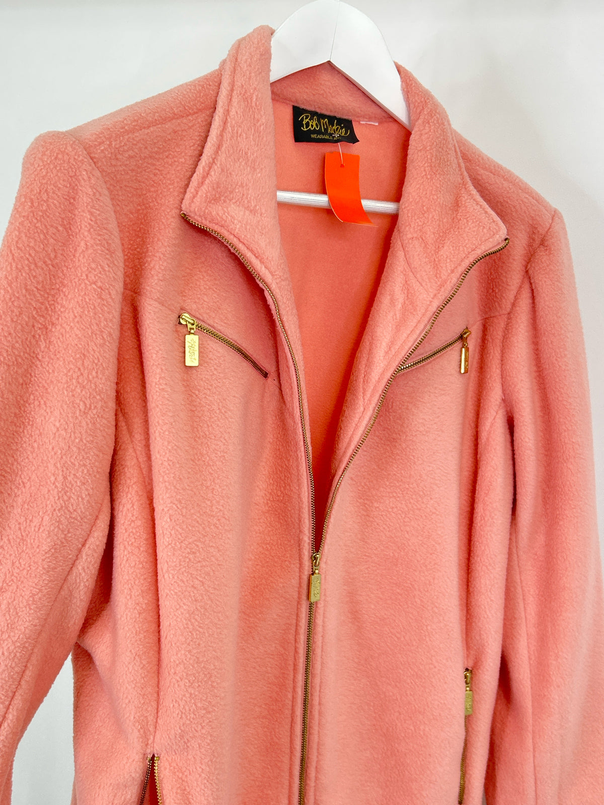 BOB MACKIE Size XL Coral Women Jacket
