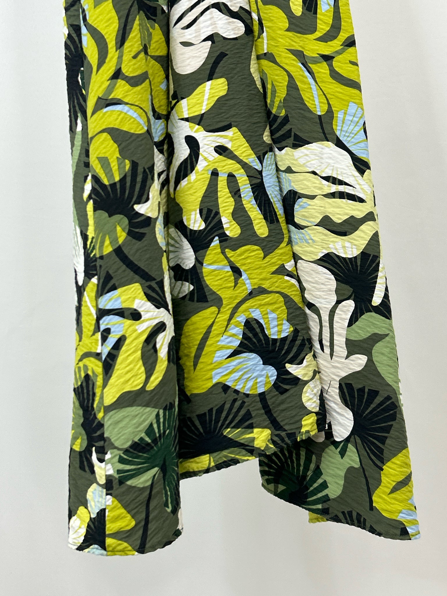 On 34TH Size S Green Print Women Dress