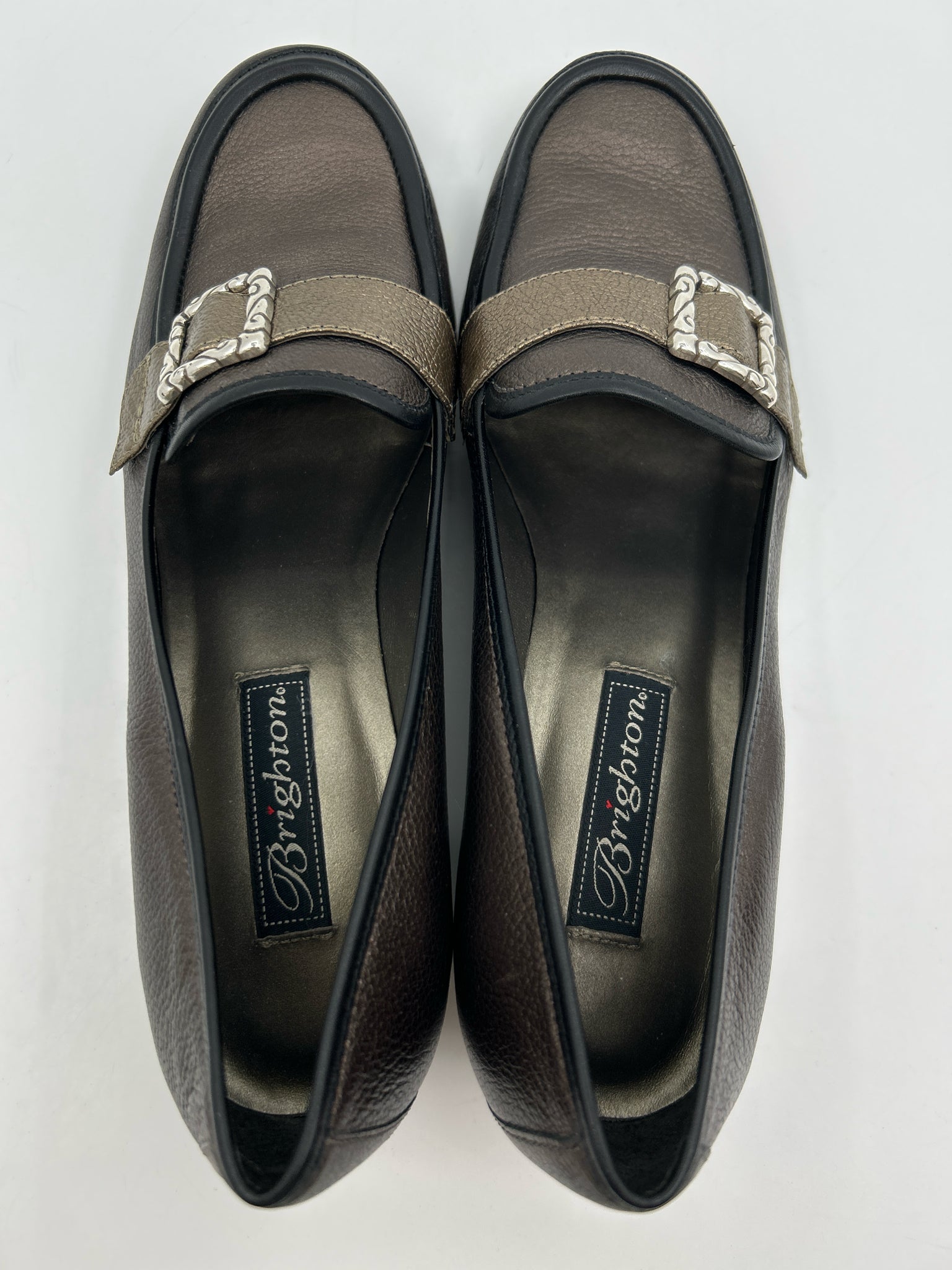 BRIGHTON Size 8.5M BRONZE Women Loafer