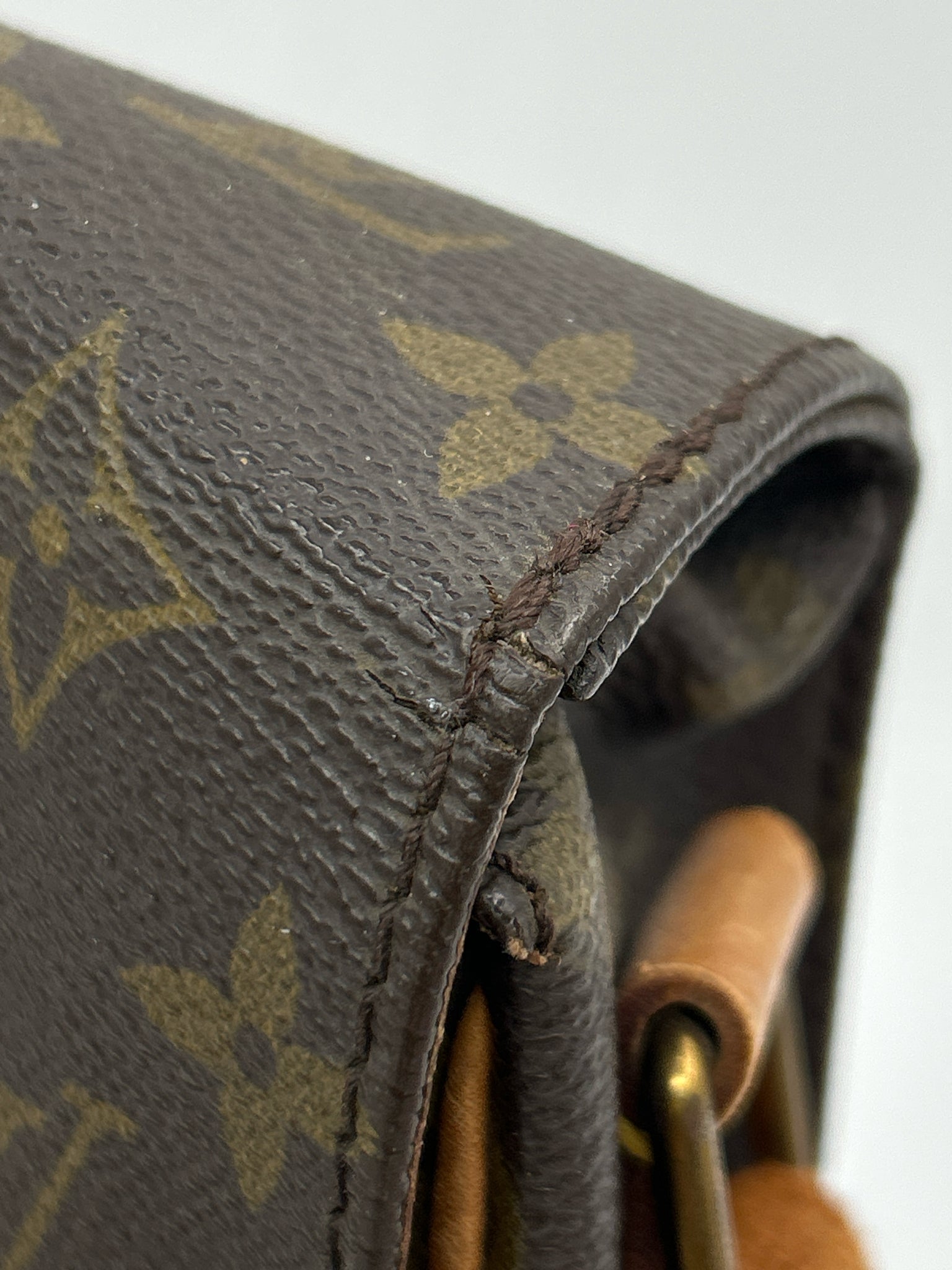 LOUIS VUITTON Cartouchiere MM Brown Monogram Women Purse