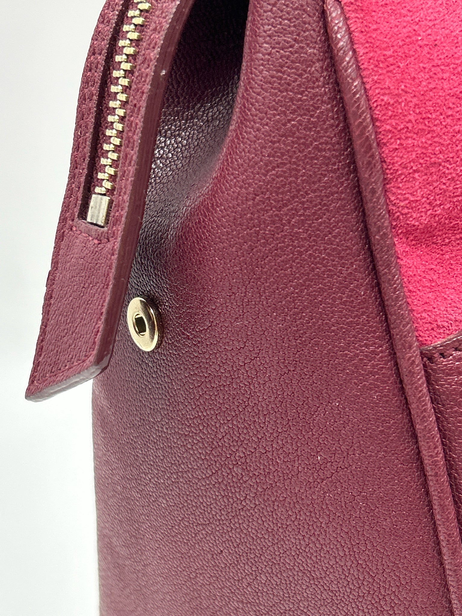COLE HAAN Wine and Pink Women Purse