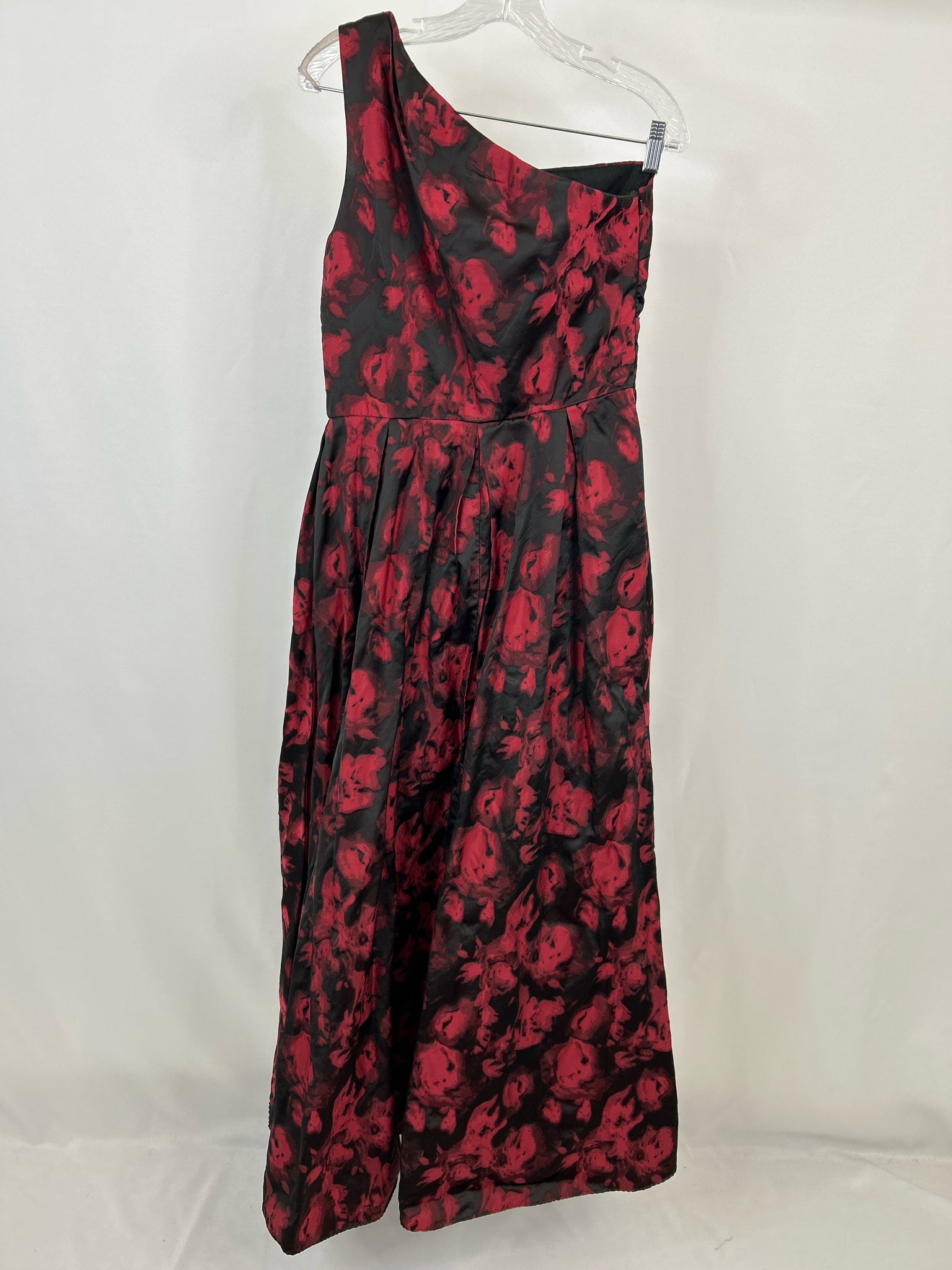 SLATE & WILLOW Size 12 Red and Black Women Dress