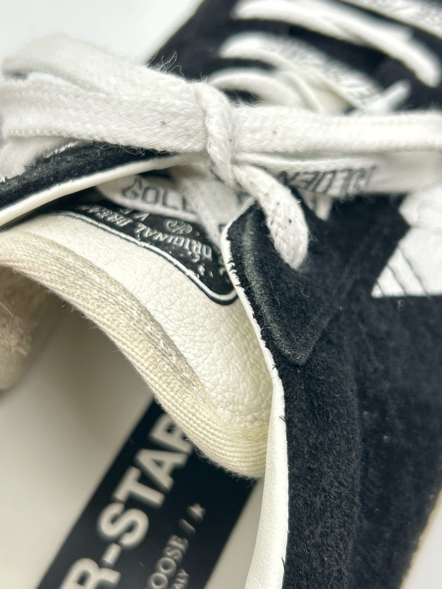 GOLDEN GOOSE Size 39/9 Black and White Women Sneakers