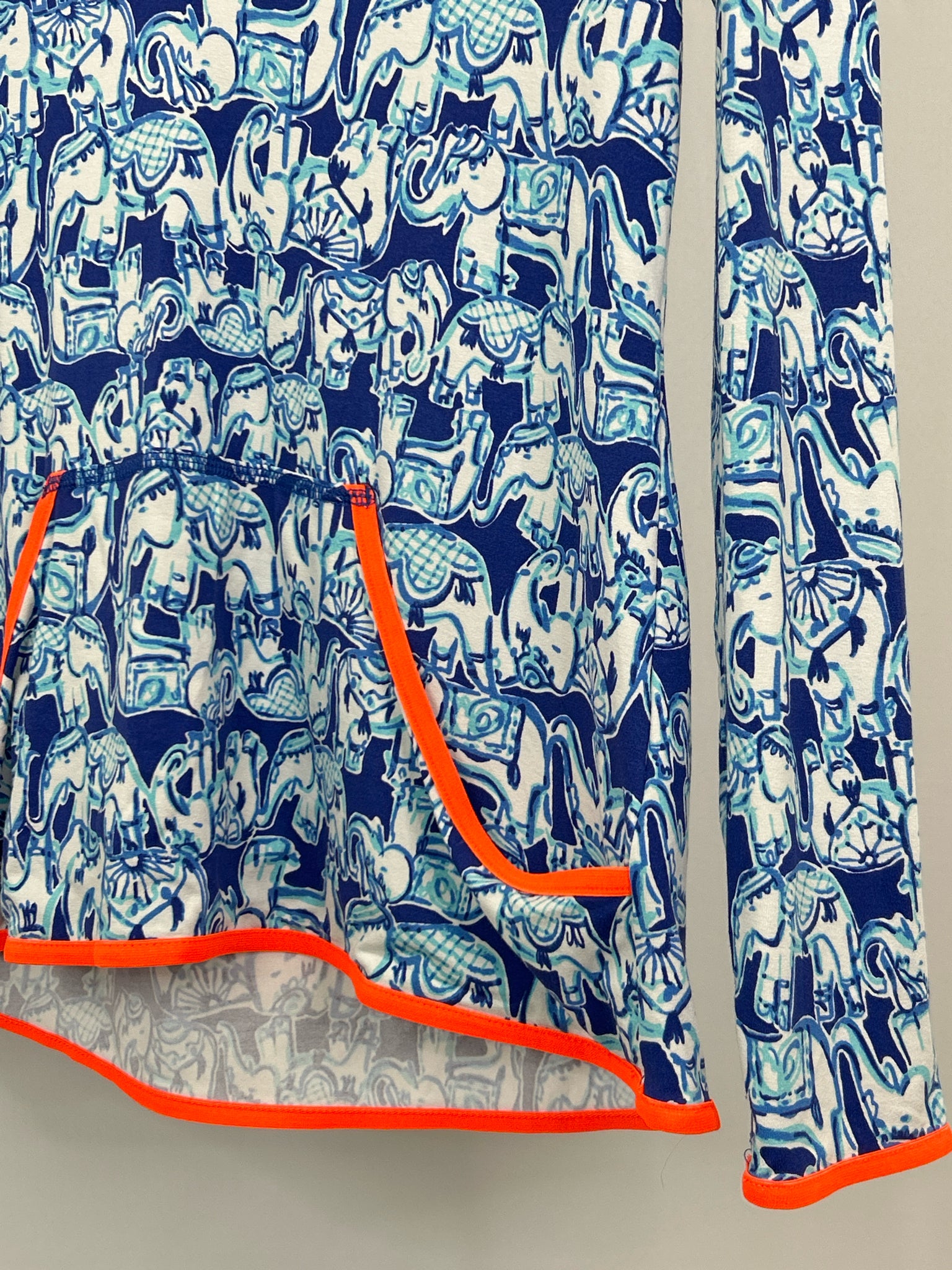 LILLY PULITZER Size S Blue Print Women Pullover