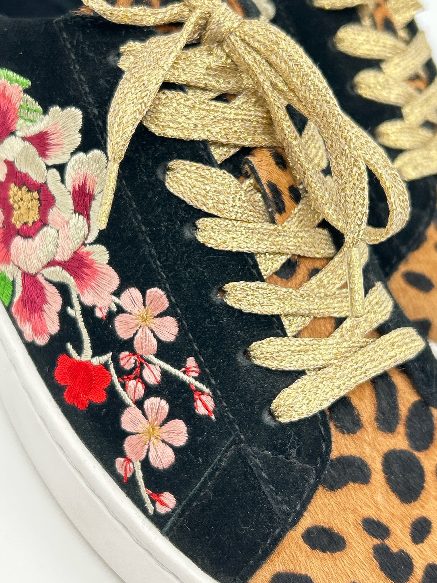 JOHNNY WAS Size 7.5 Multi-Color Women Sneakers
