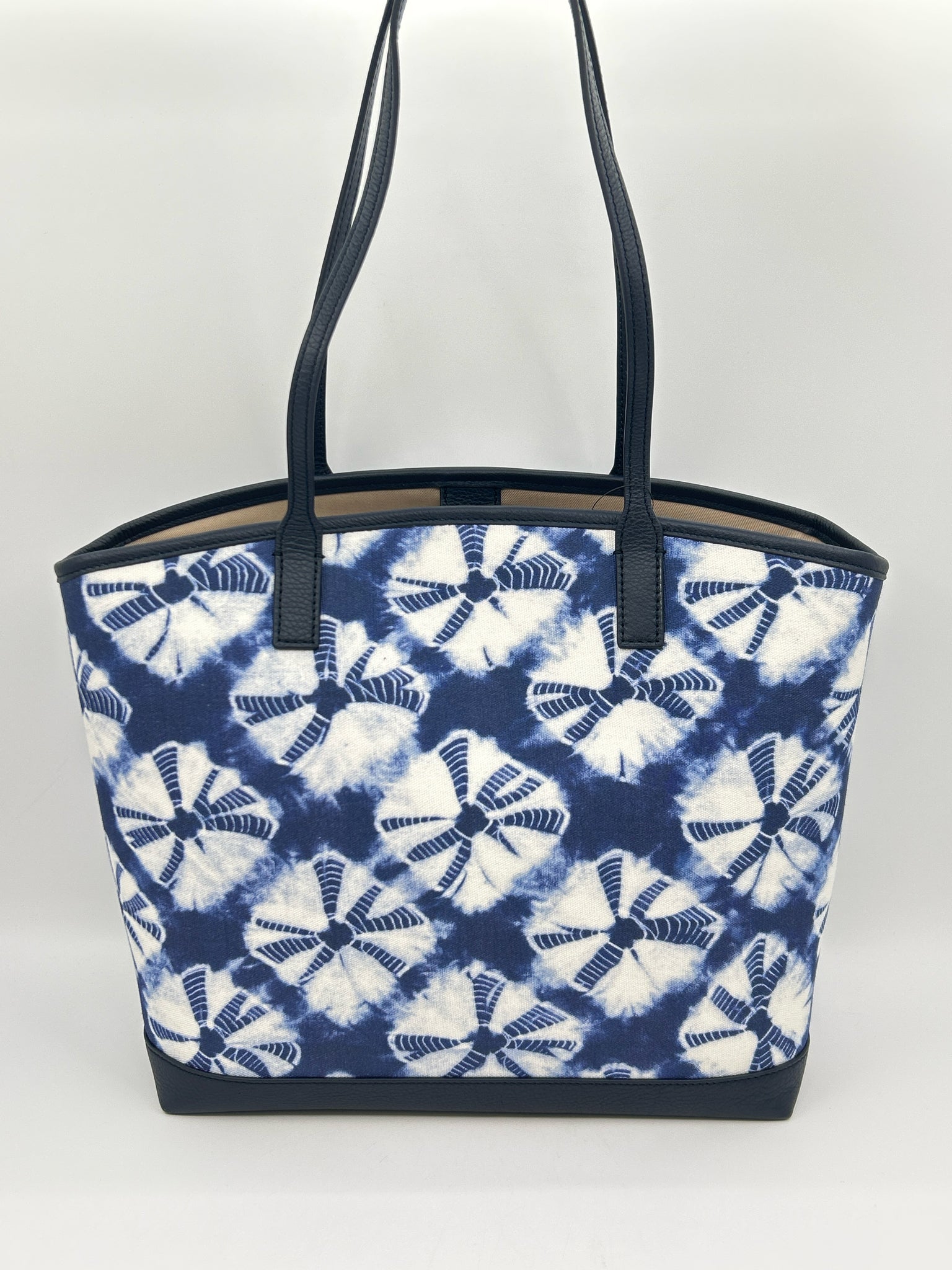 TALBOTS Blue Print Women Tote