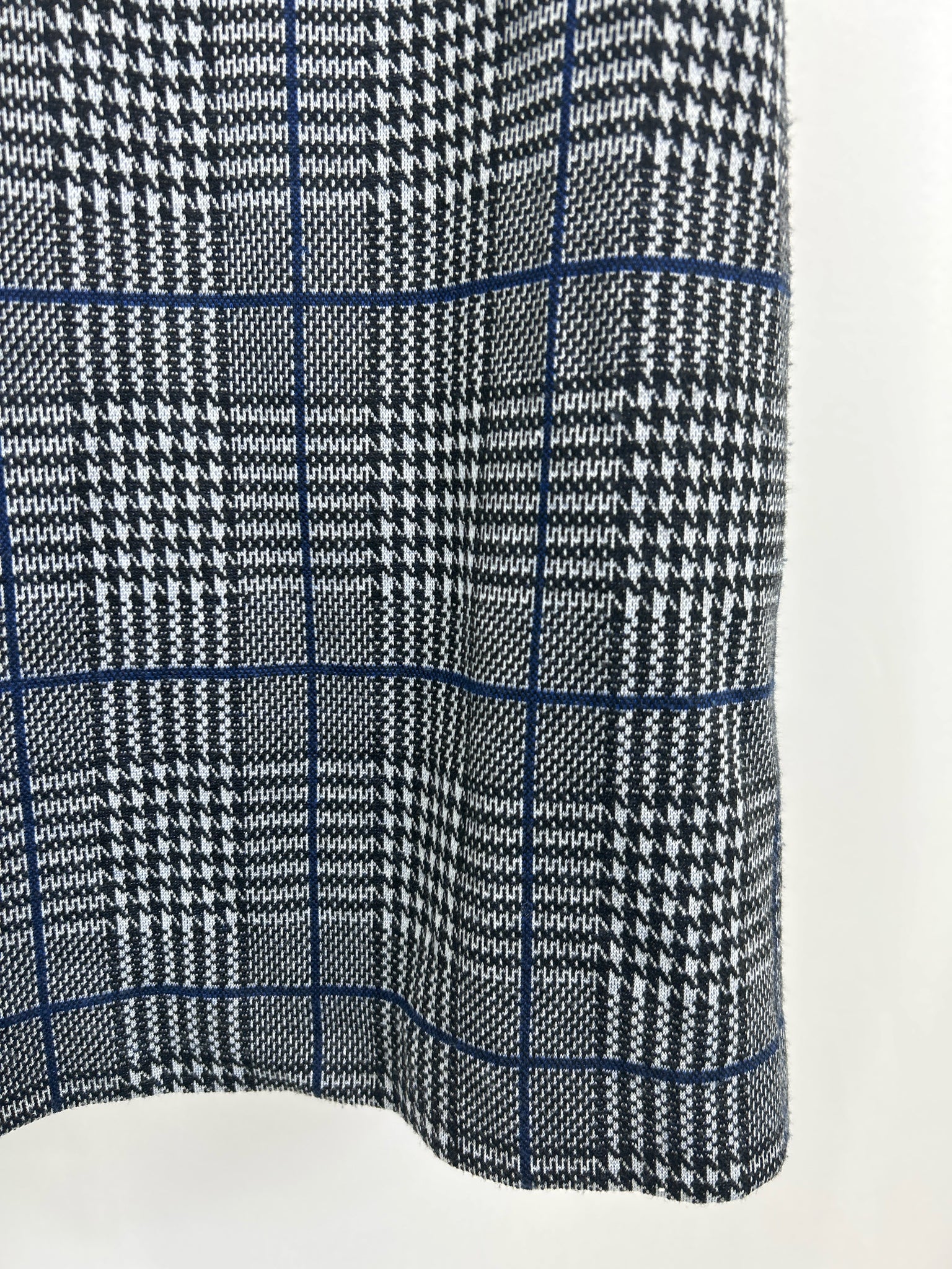 CALVIN KLEIN Size 4 Navy plaid Women Dress